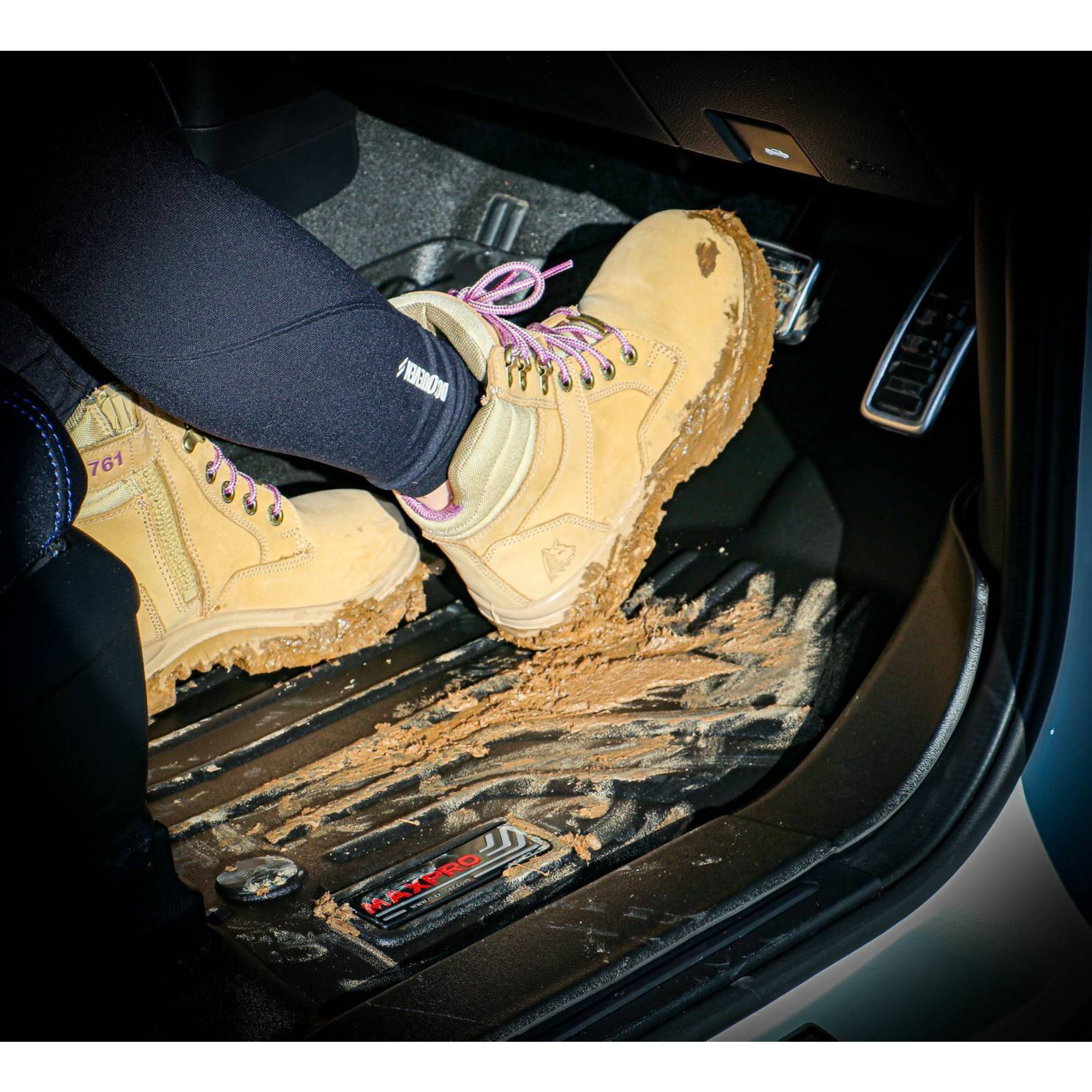 Floor Liners Suitable For Toyota Hilux 2015+ Rows 1 & 2