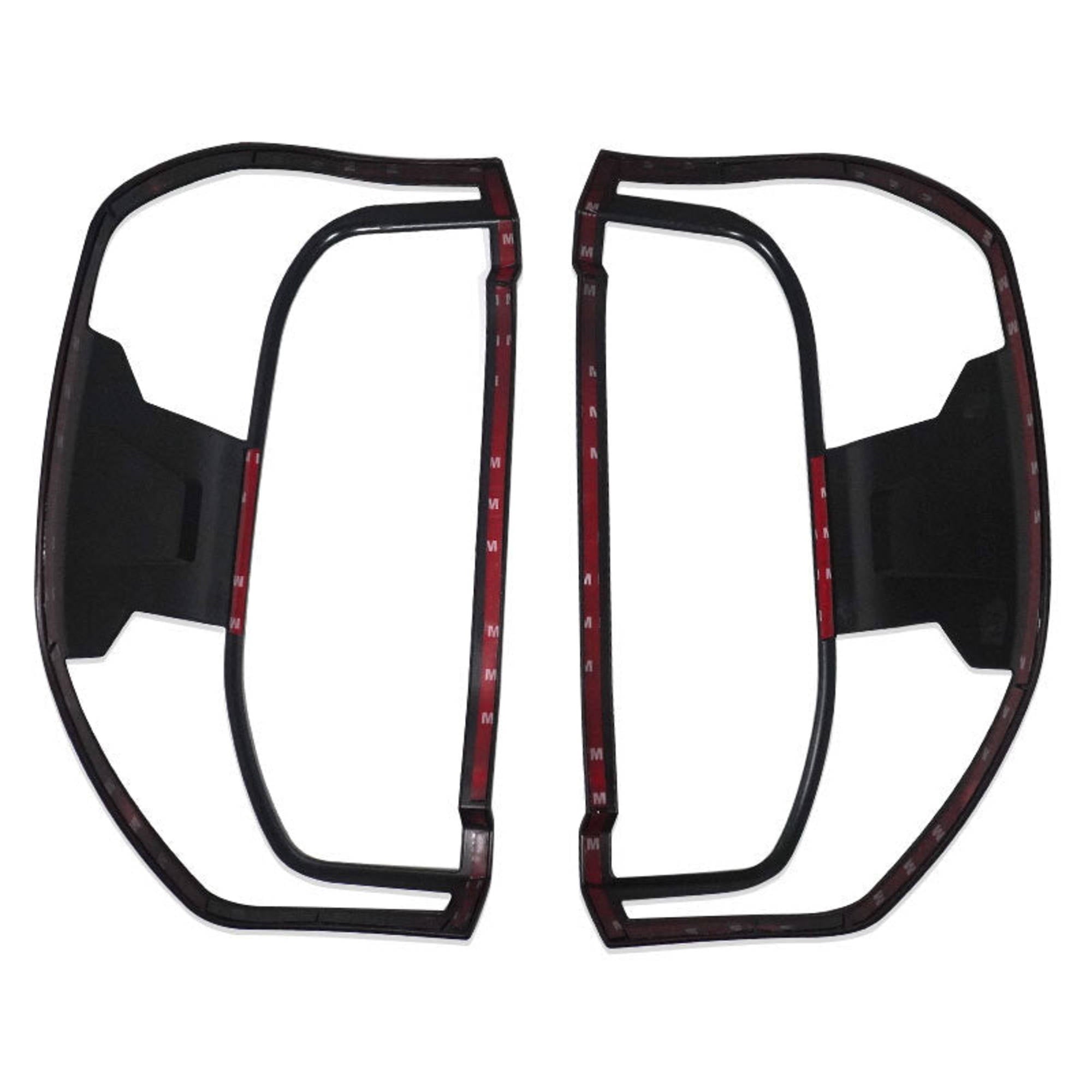 Matte Black Rear Tail Light Trim Covers Suitable For LDV T60 Max 2021-2023