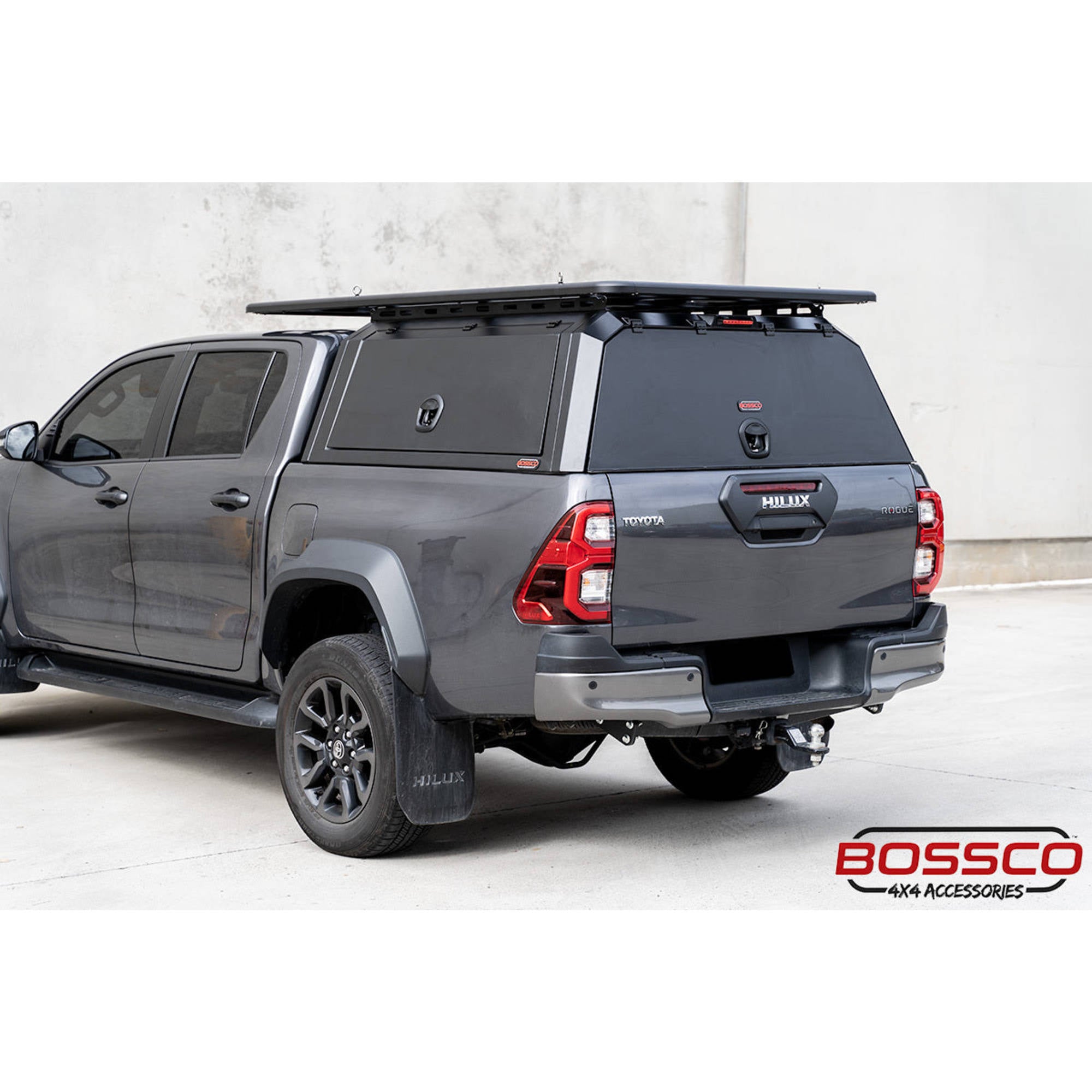 BCX-R Black Aluminium Tub Canopy for Toyota Hilux N80 2015-2024