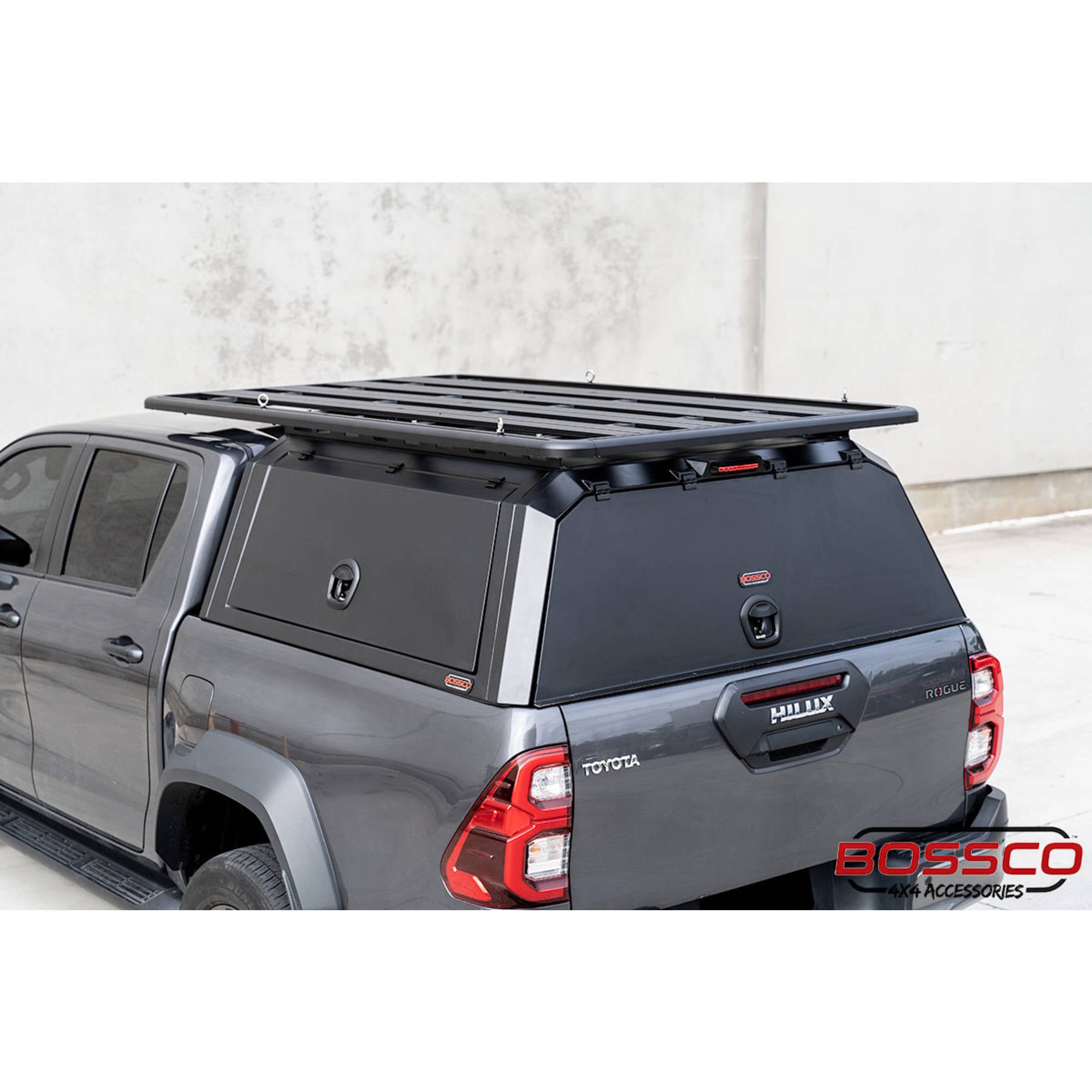 BCX-R Black Aluminium Tub Canopy for Toyota Hilux N80 2015-2024