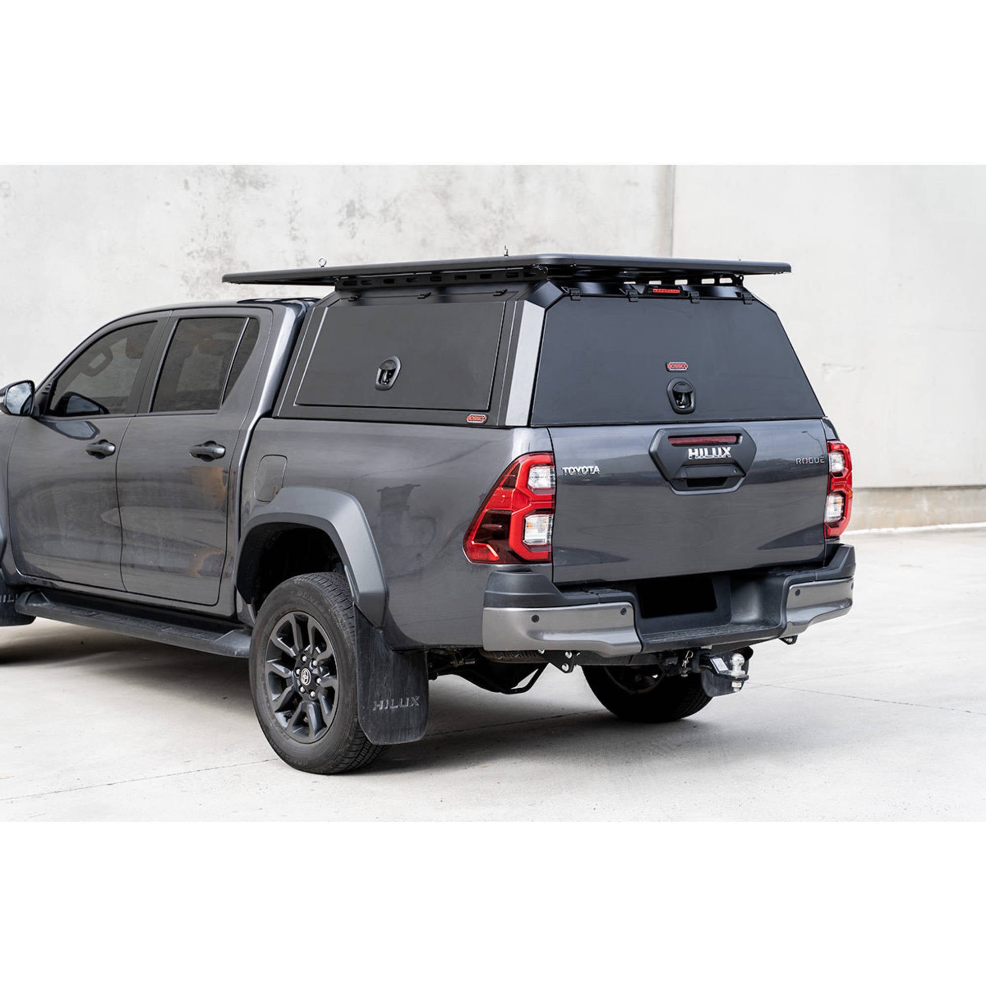 BCX-R Black Aluminium Tub Canopy for Toyota Hilux N80 2015-2024