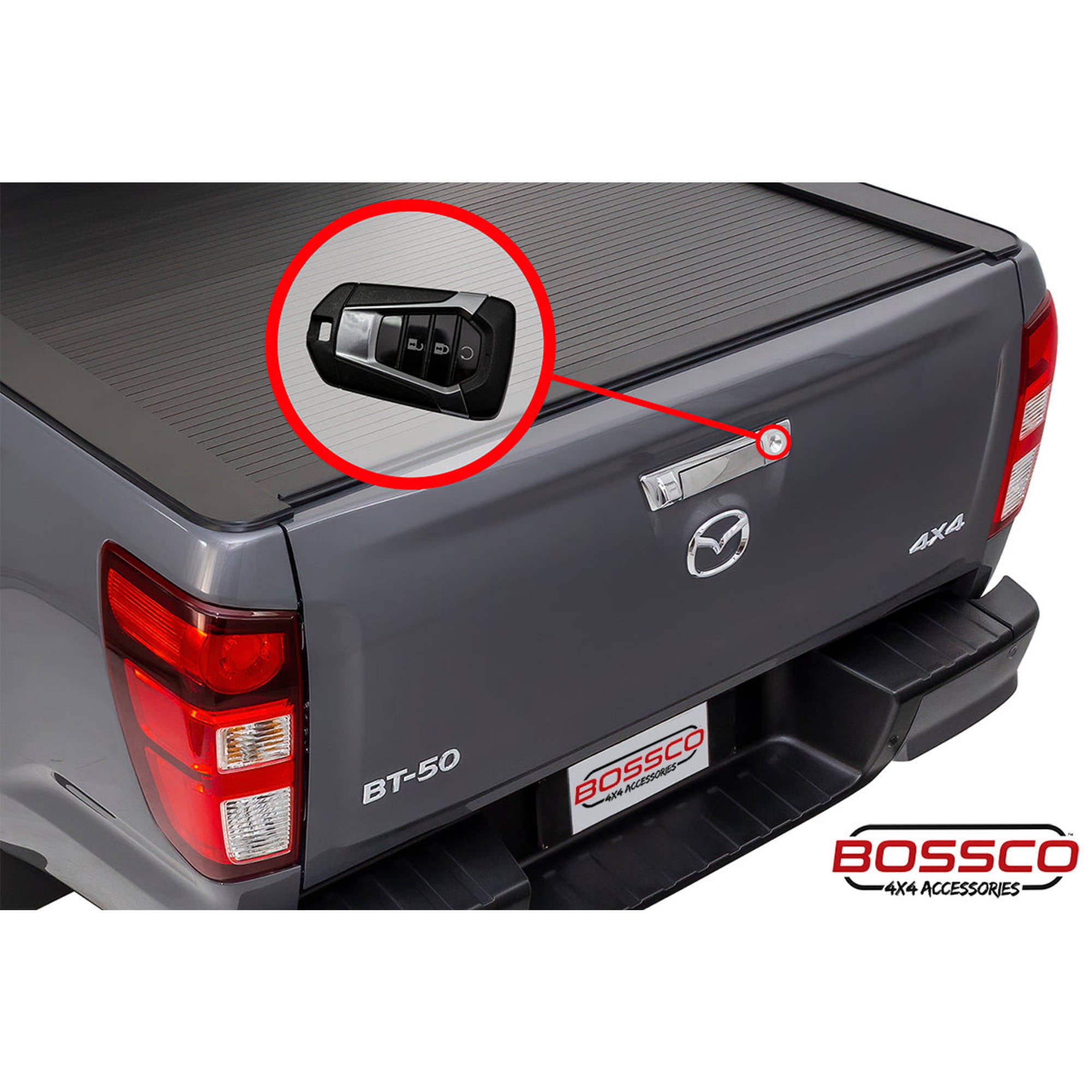 Tailgate Central Locking Kit For For Mazda BT-50 TF 2020-2024