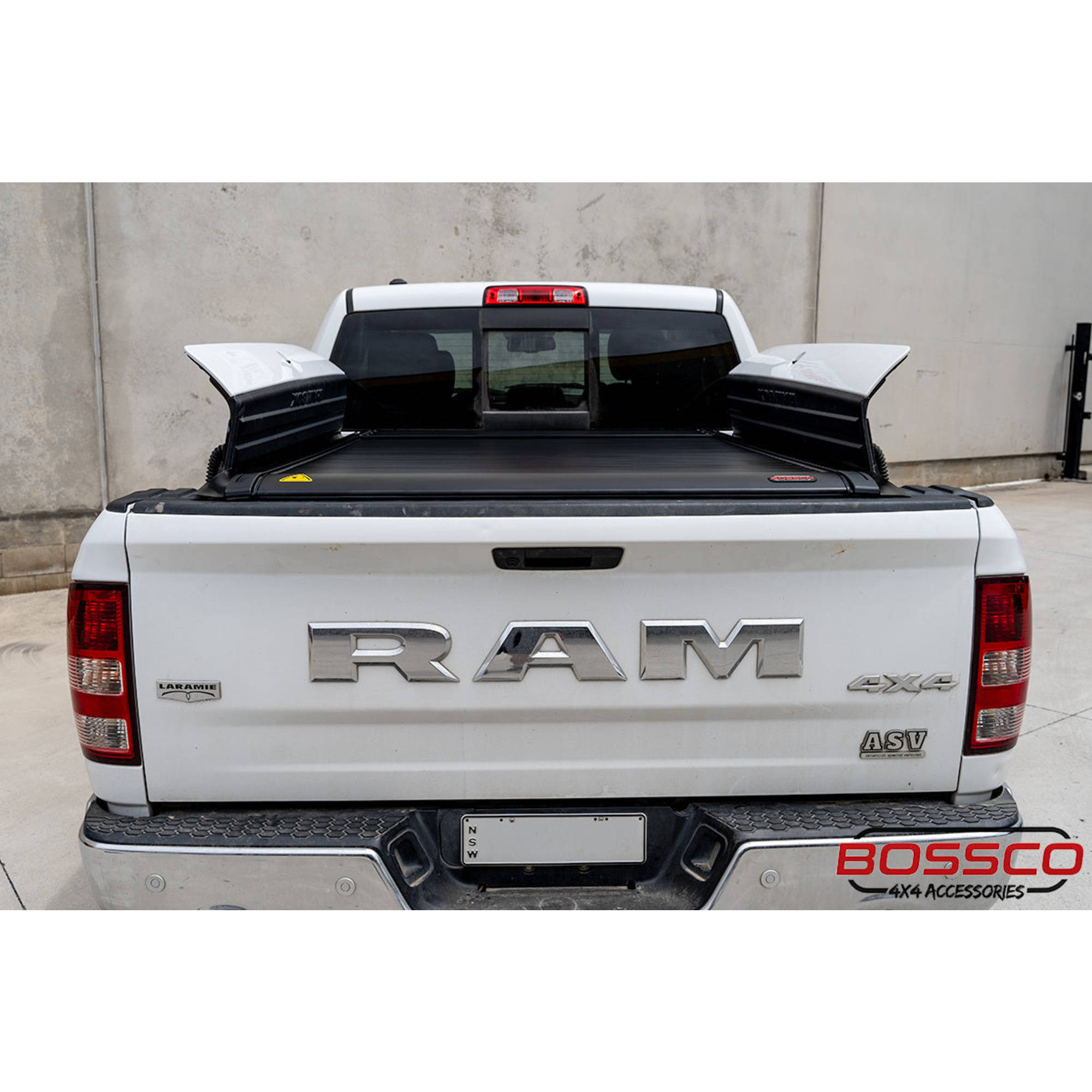 Electric Auto Roller Shutter Tonneau Lid Suitable For Dodge Ram 1500 Crew Cab (5'7" Tub) With Ramboxes