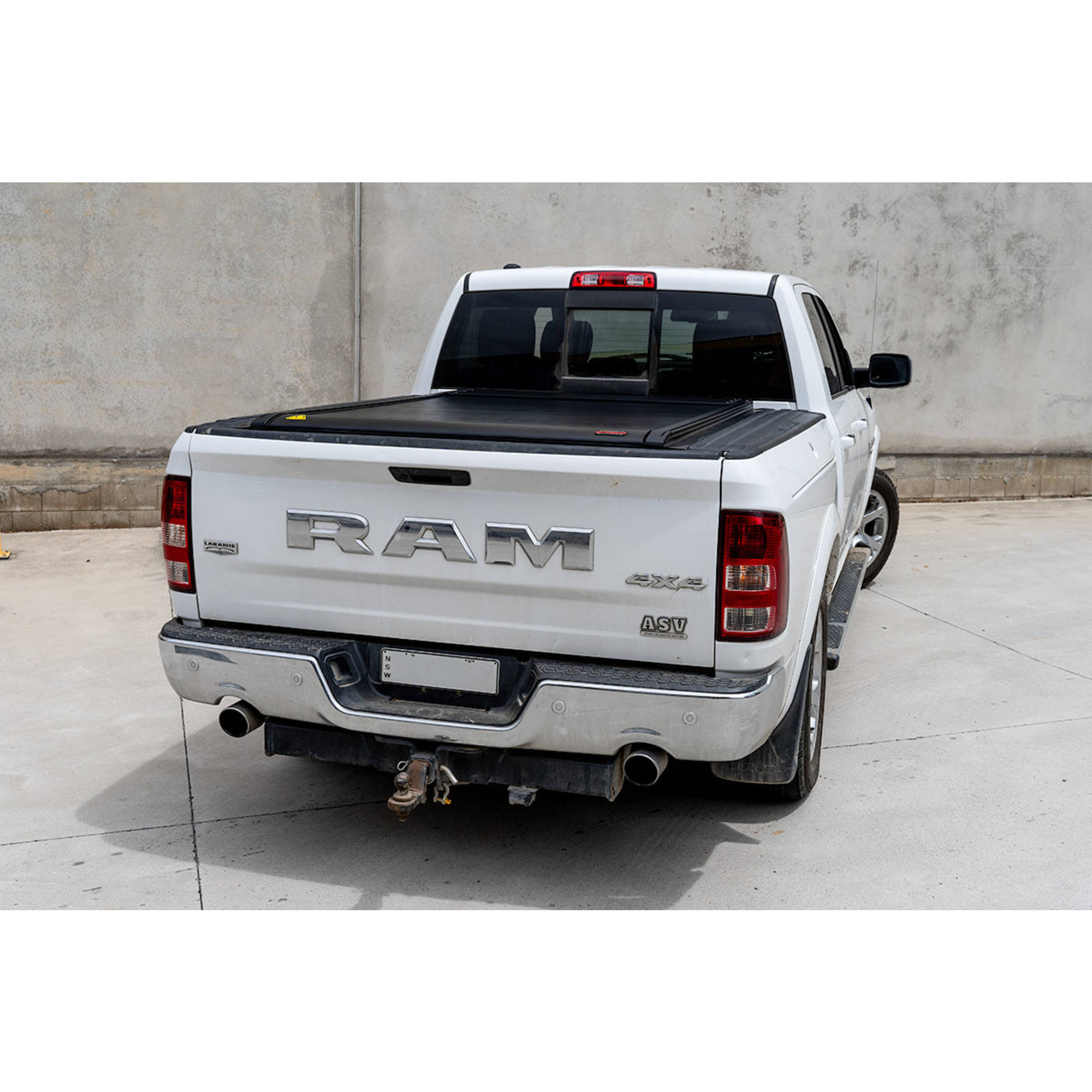 Electric Auto Roller Shutter Tonneau Lid Suitable For Dodge Ram 1500 Crew Cab (5'7" Tub) With Ramboxes