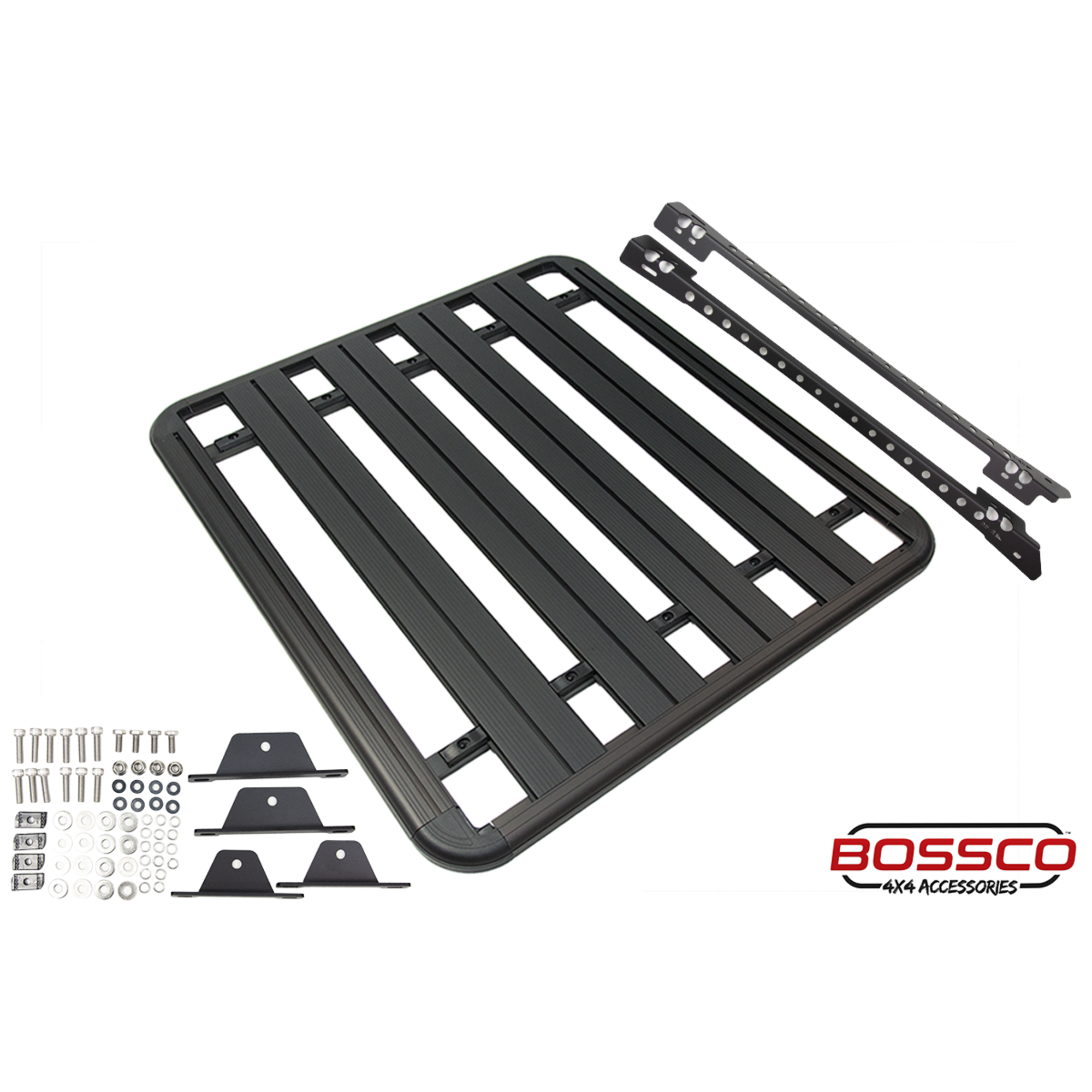 Aluminium Flat Roof Platform Basket (Flat) 1350x1250mm Suitable For Isuzu D-Max 2012+ w/ Roof Rails