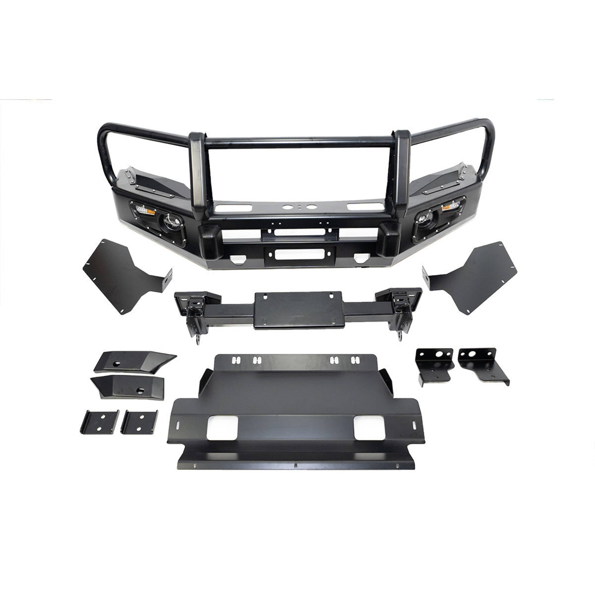 Triple Loop Full Bumper Replacement Bull bar Suitable For Toyota Hilux N80 2015-2018