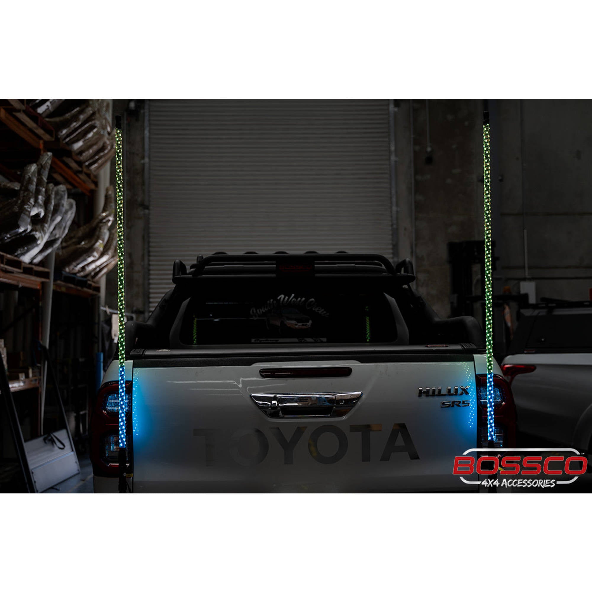 BOSSCO 120cm RGB LED UHF Whip