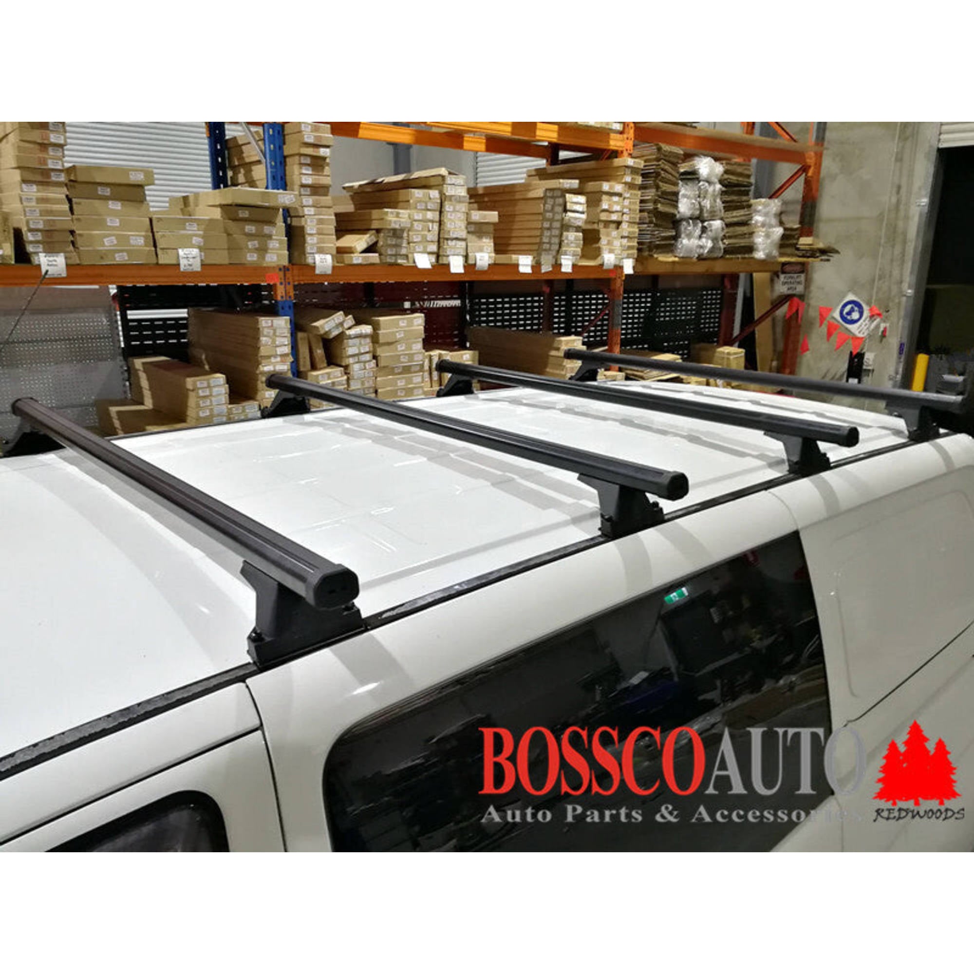 Silver Heavy Duty Roof Racks suitable for Hyundai iMax 2007-2022 (4 bars)