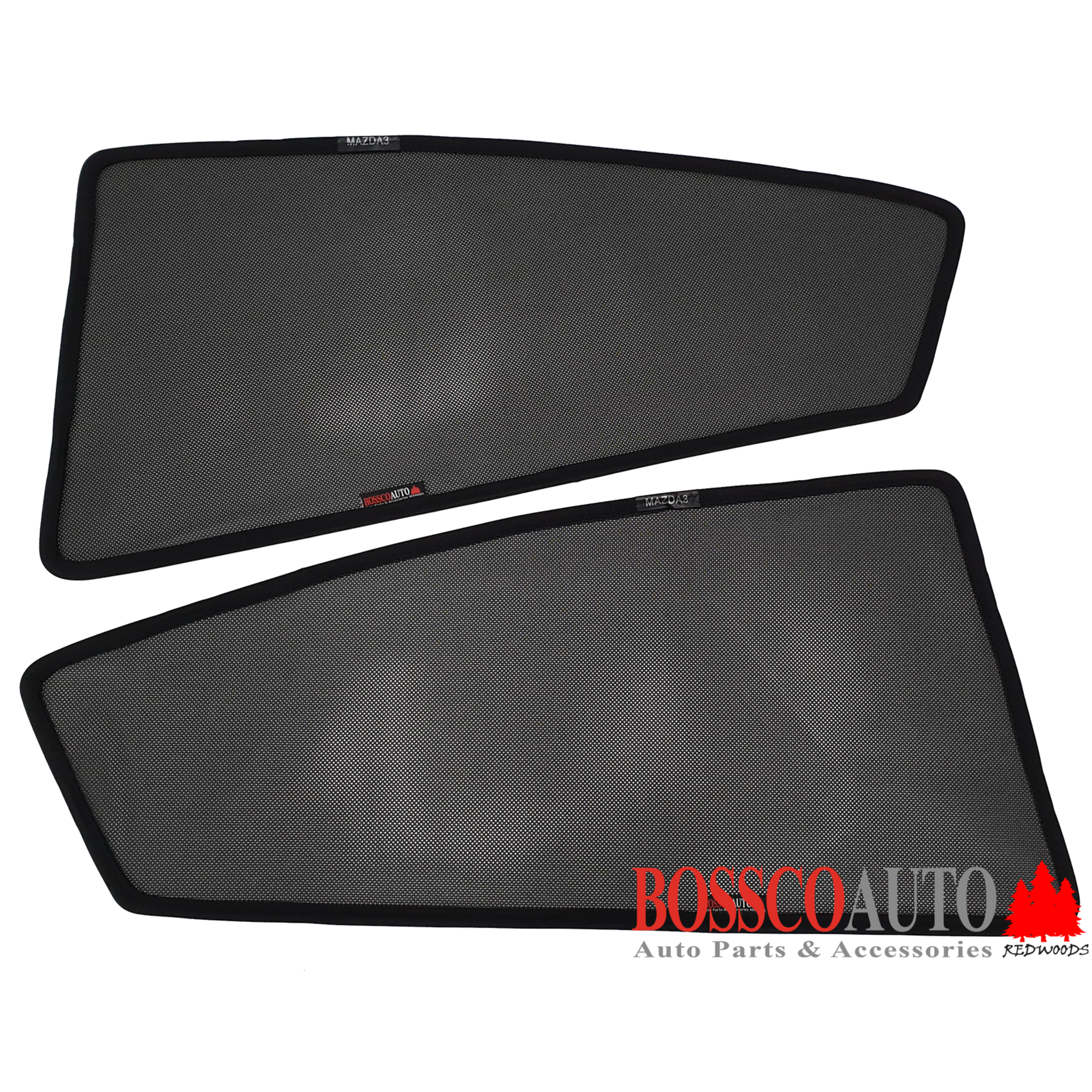 UV-Tested Rear Door Window Magnetic Sun Shades Suitable for Toyota Landcruiser 100s