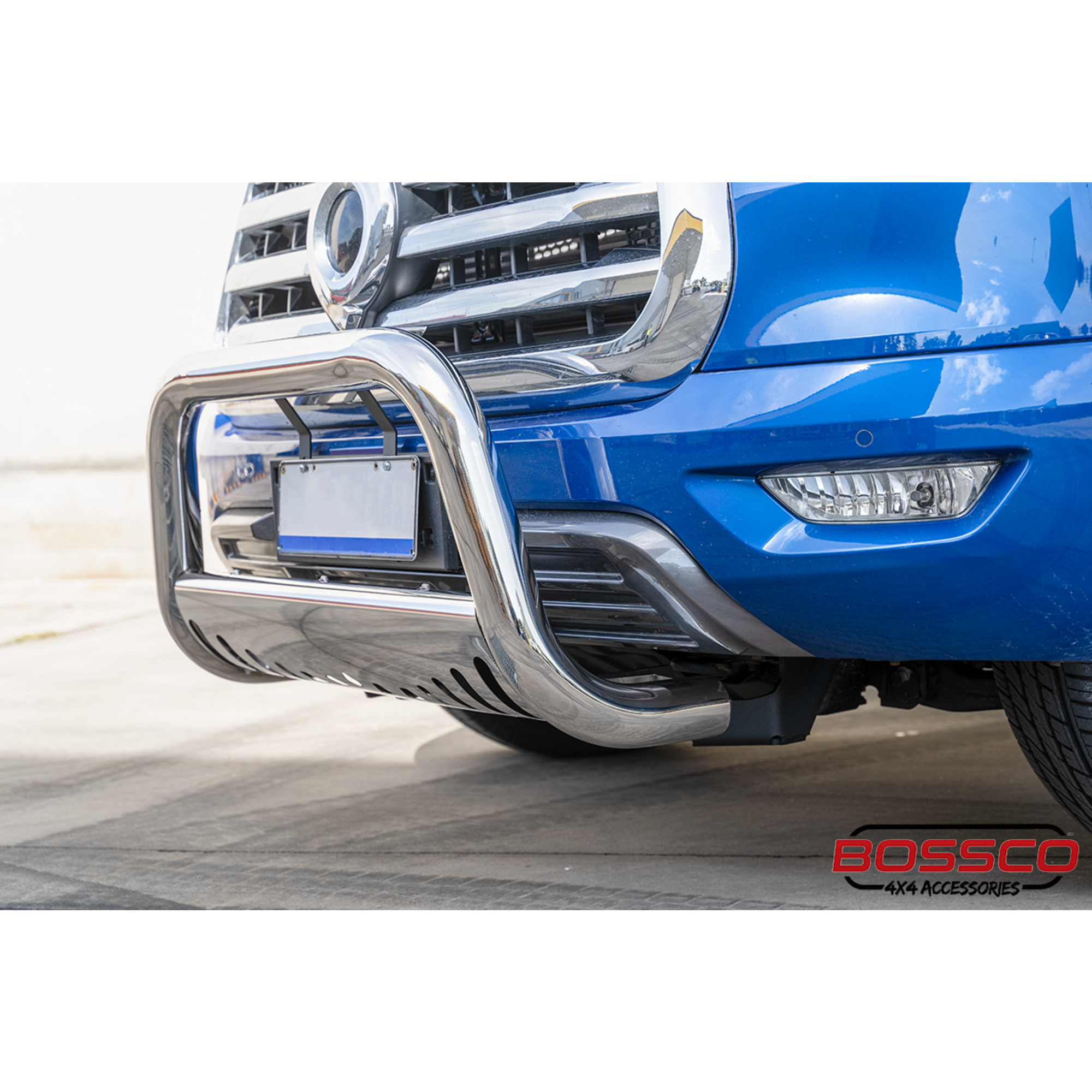 Stainless Steel Nudge bar with Bash Plate suitable for GWM Great Wall Cannon 04/2022 -2024