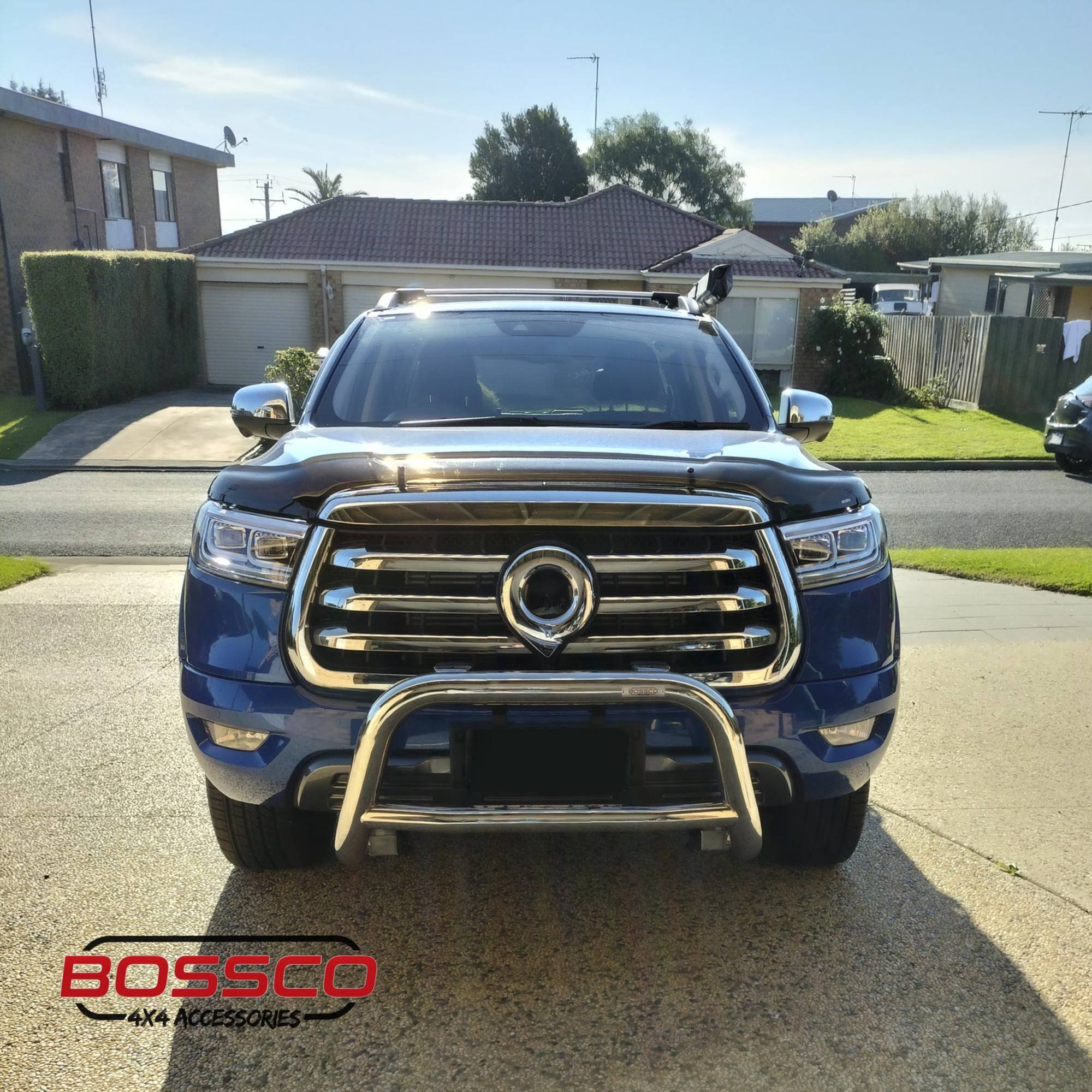 Stainless Steel Low Nudge Bar suitable for GWM Great Wall Cannon 04/2022 -2024