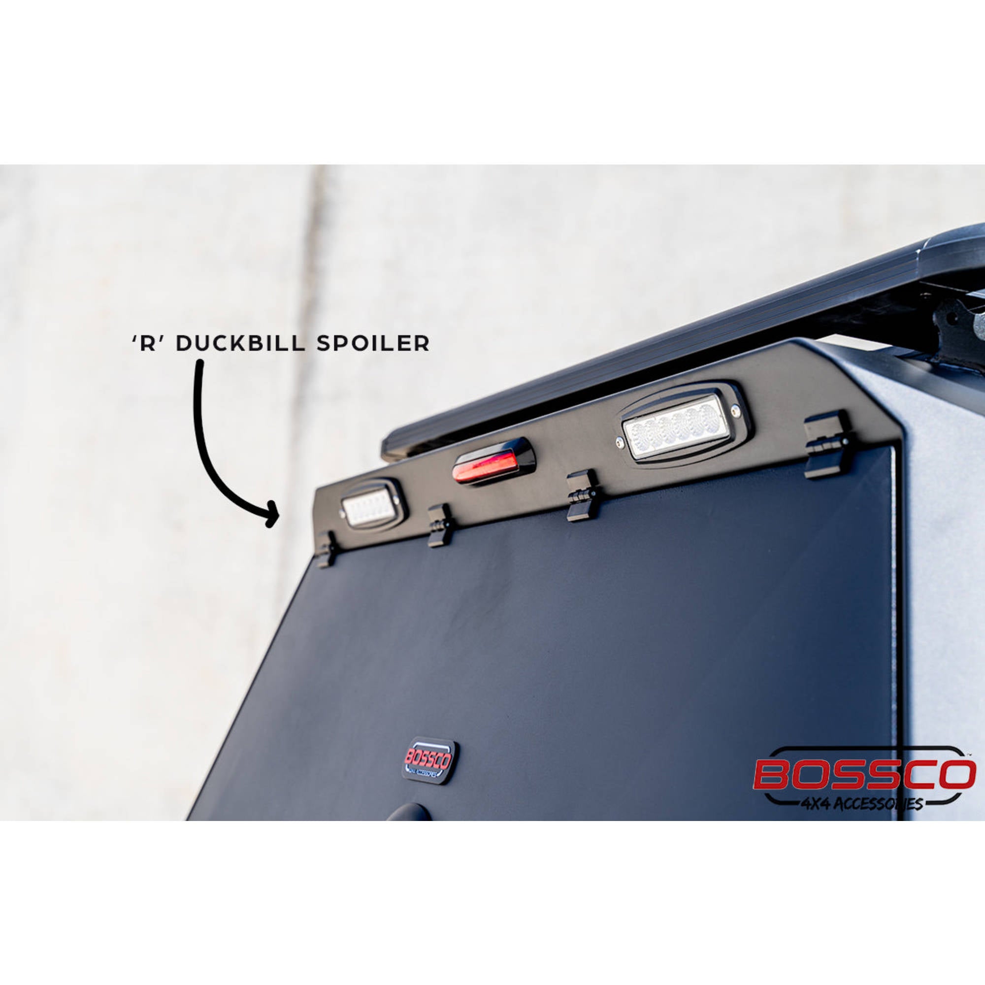 BCX-RX Sealed Black Aluminium Tub Canopy for Toyota Hilux N80 2015-2024