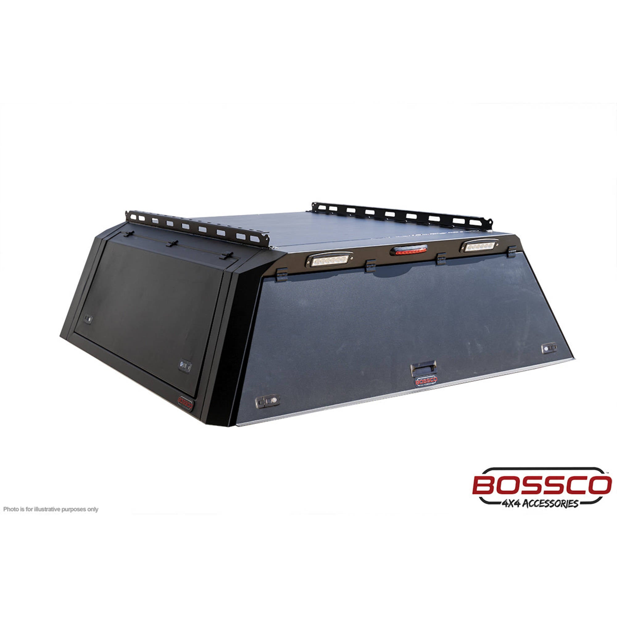 BCX-RX Sealed Black Aluminium Tub Canopy for NEXT GEN Ford Ranger 2022+