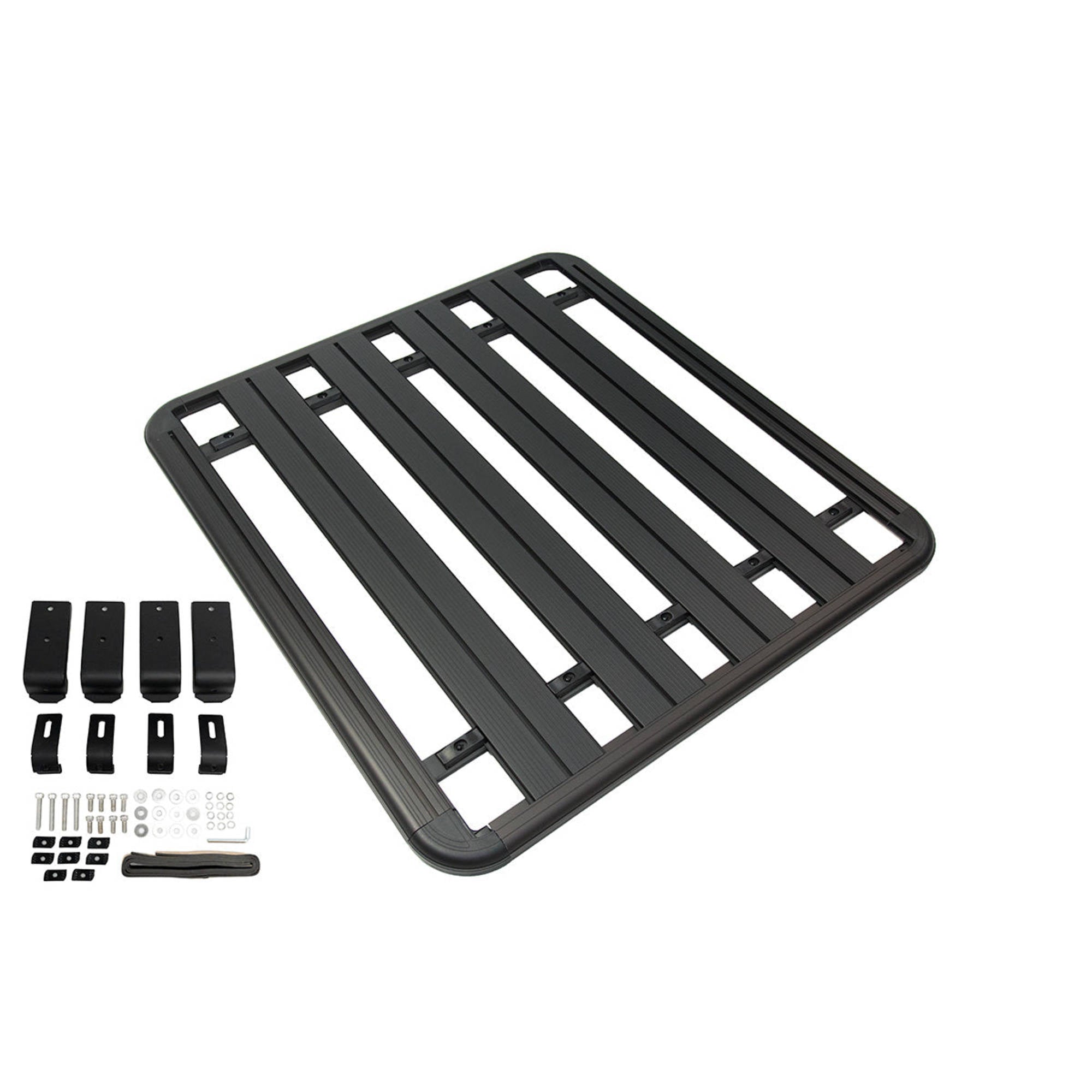 Aluminium Flat Roof Platform Basket (Flat) 1350x1250mm Suitable For Flush Mounted Roof Rail vehicles