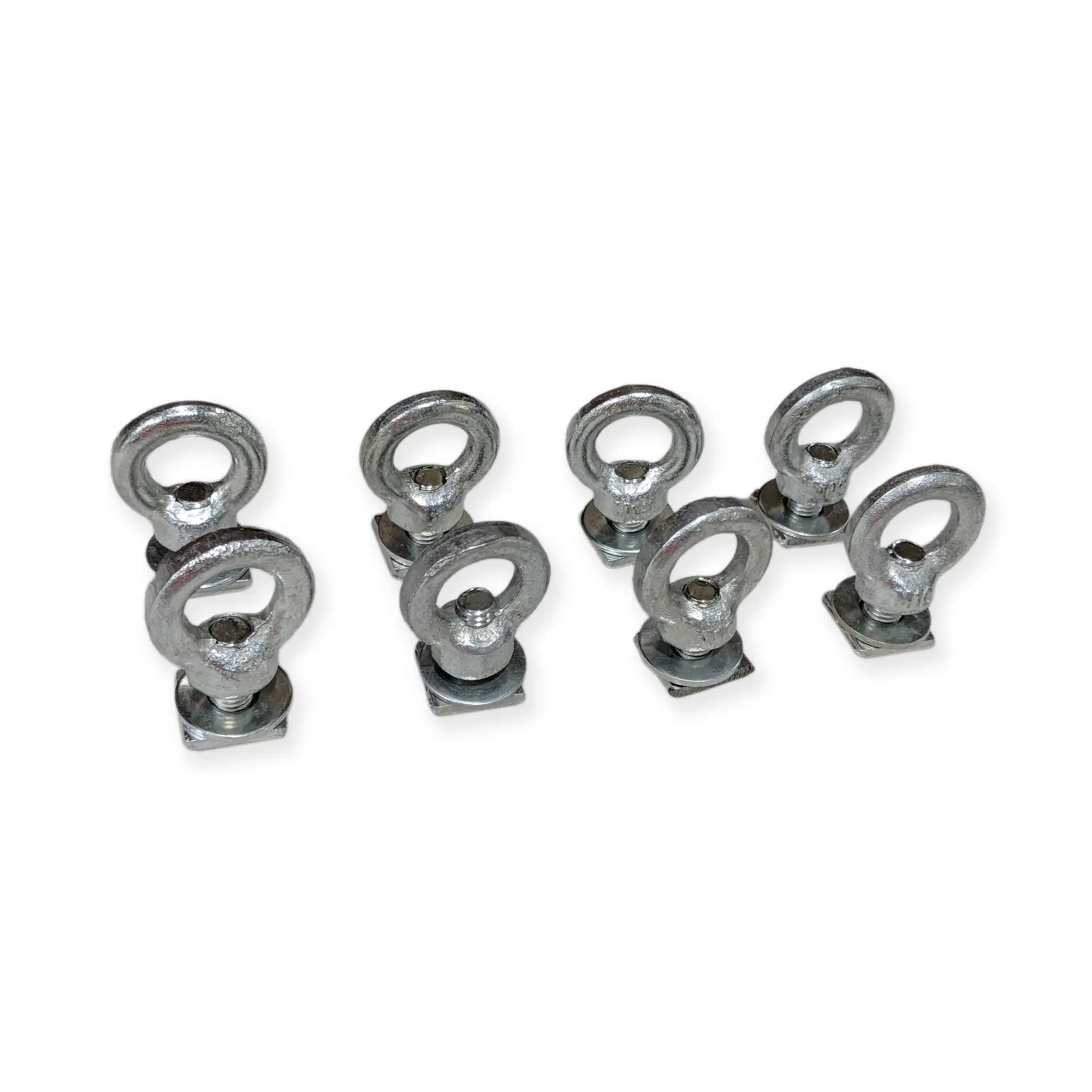 Set of 8 Eye Bolts for Heavy Duty Roof Racks (Hexagon Bar)