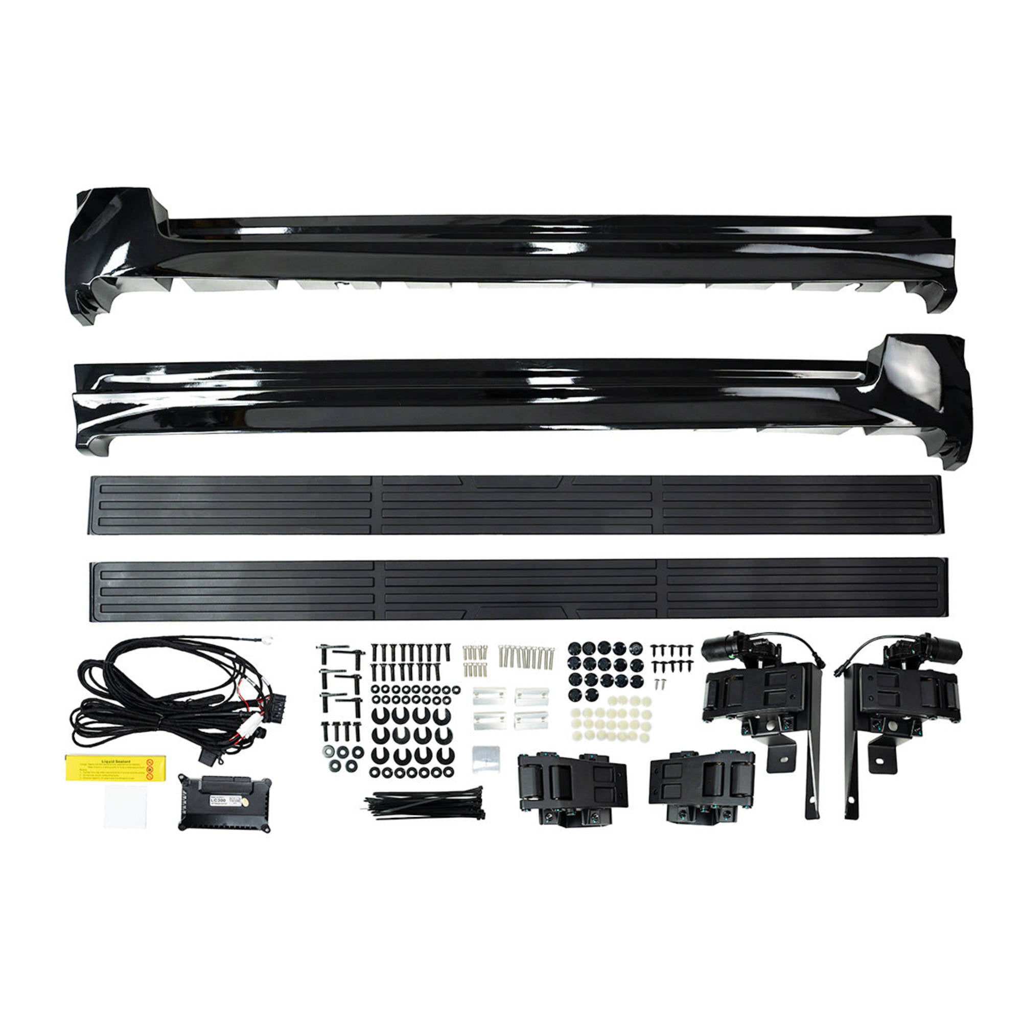 BCE-Board Electric Retractable Side Steps Suitable For Toyota Land Cruiser 300 Series 2021 -2025