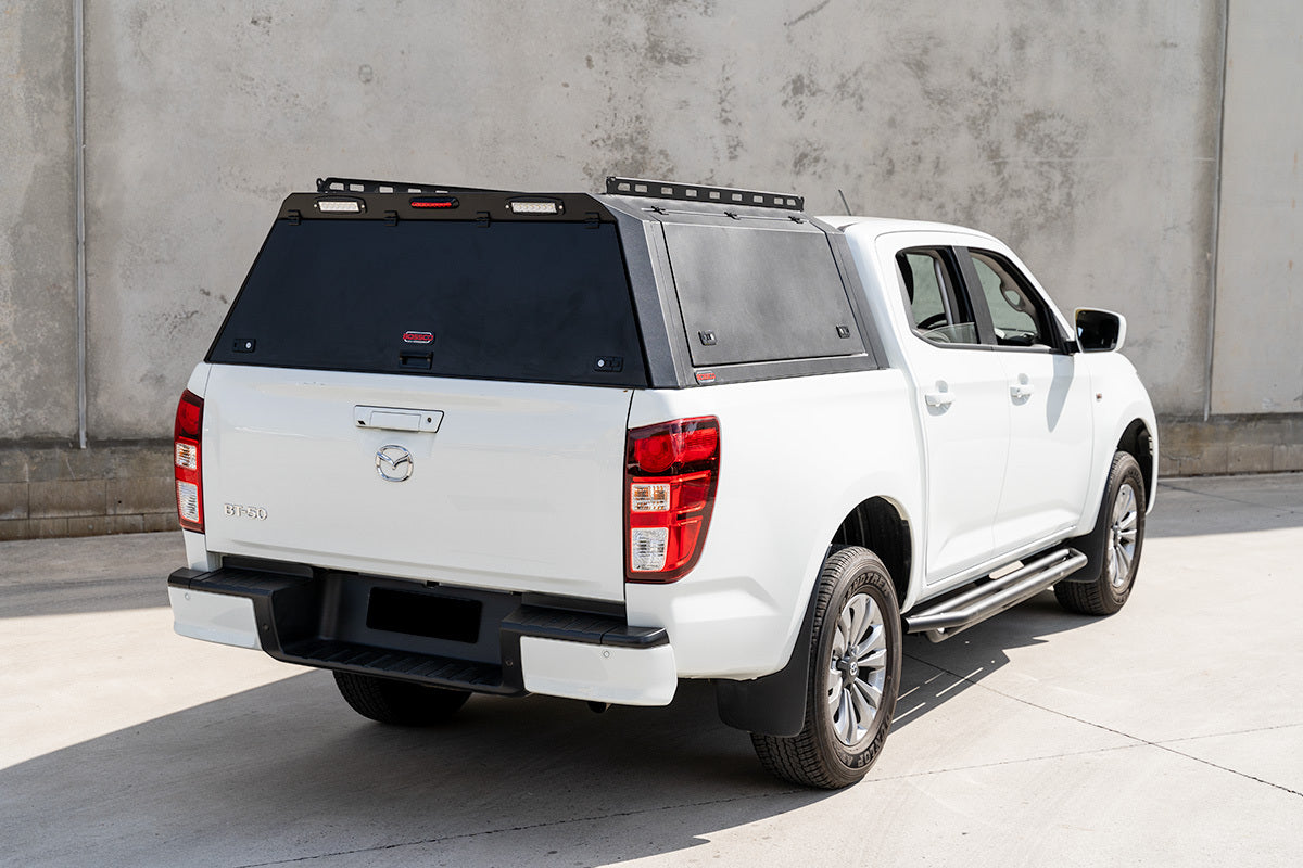 BCX-R Black Aluminium Tub Canopy for Mazda BT-50 BT50 TF 2020-2025