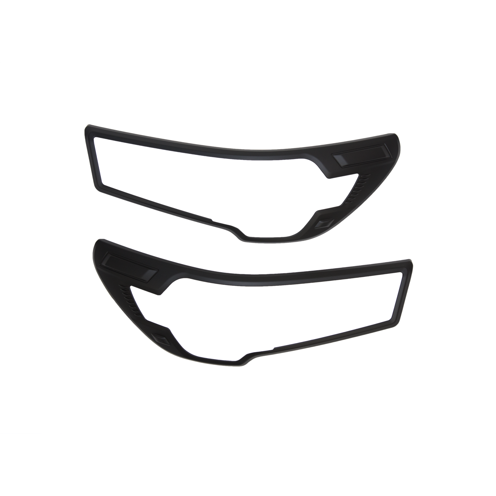 Front Black Headlight Head Light Trim Covers Suitable For Toyota Hilux 2020-2021
