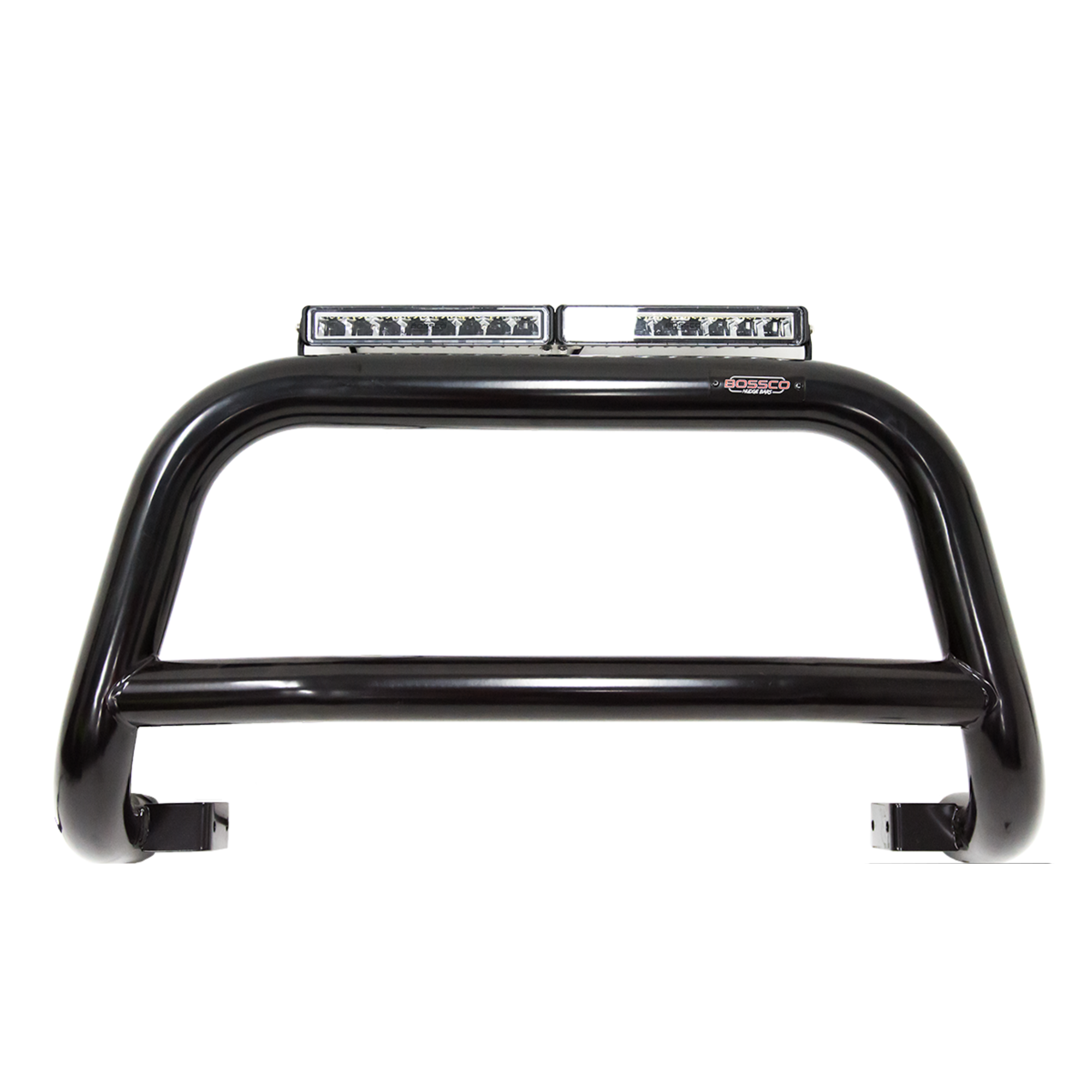 Black Nudge Bar Suitable for Mitsubishi Triton 2015-2019 w/ 20" Modular Single Row LED Light Bar