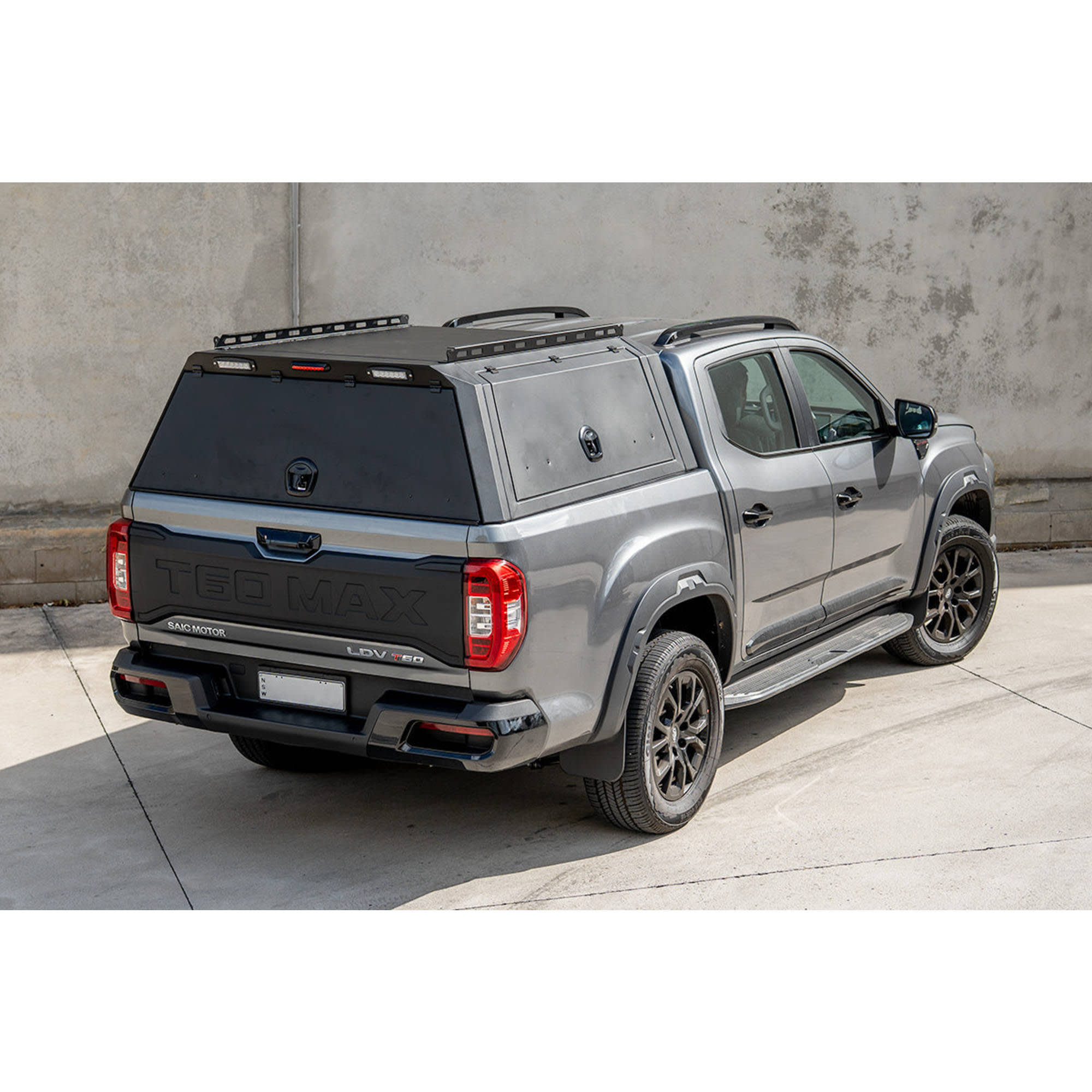BCX-R Black Aluminium Tub Canopy Suitable For LDV T60 Max 2022-2025