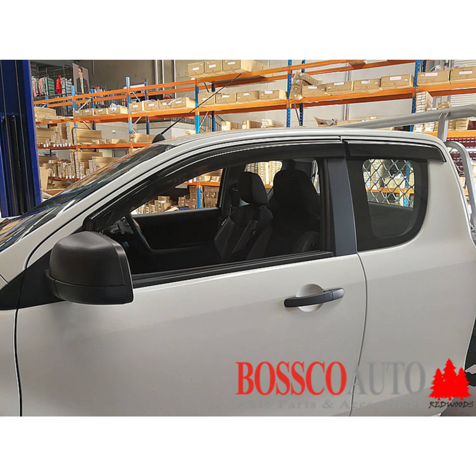 Weather shields suitable for Mazda BT-50 (Extended or Single Cab) 2012-2020