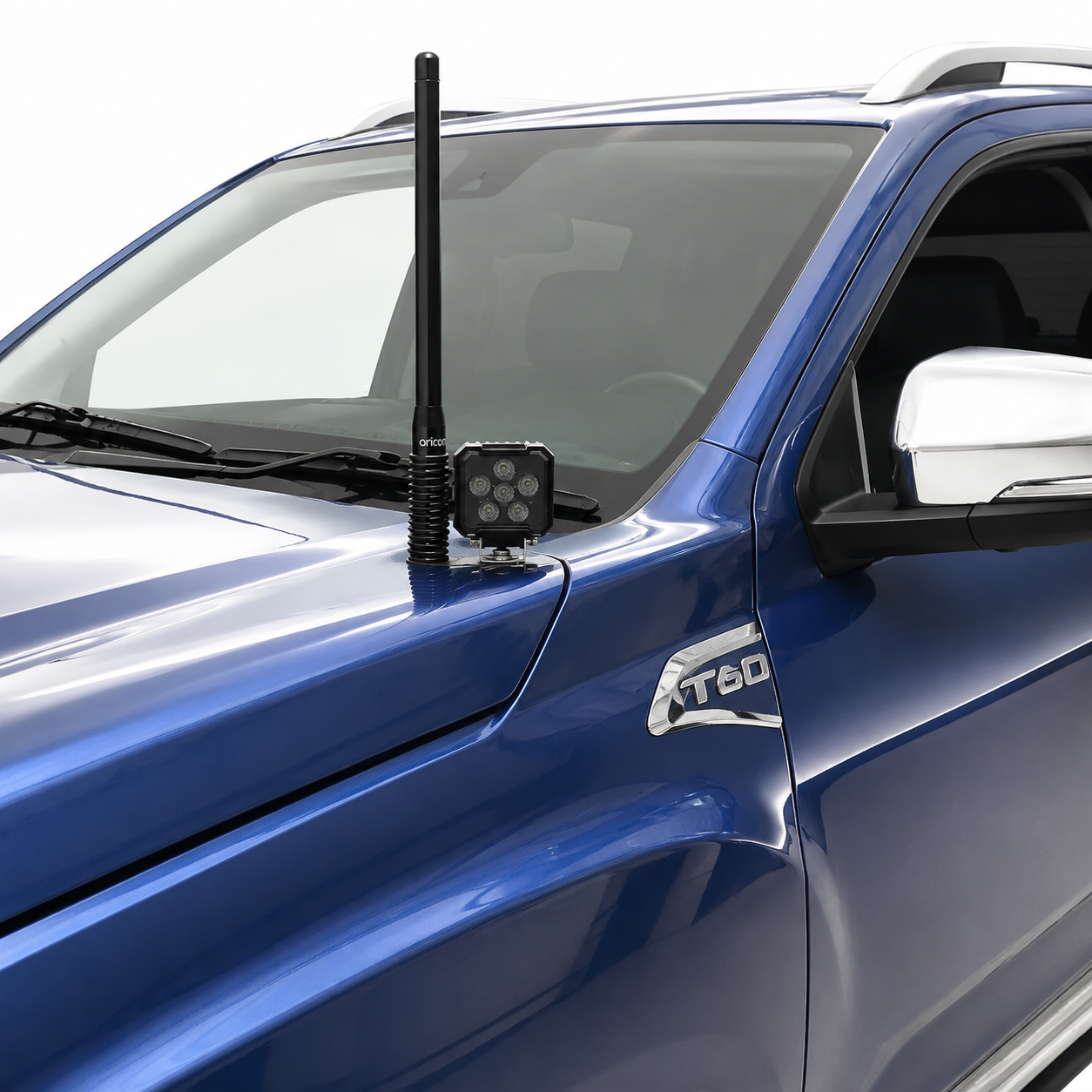 Antenna Mount for Ditch Light Brackets – Heavy Duty UHF Antenna Bracket