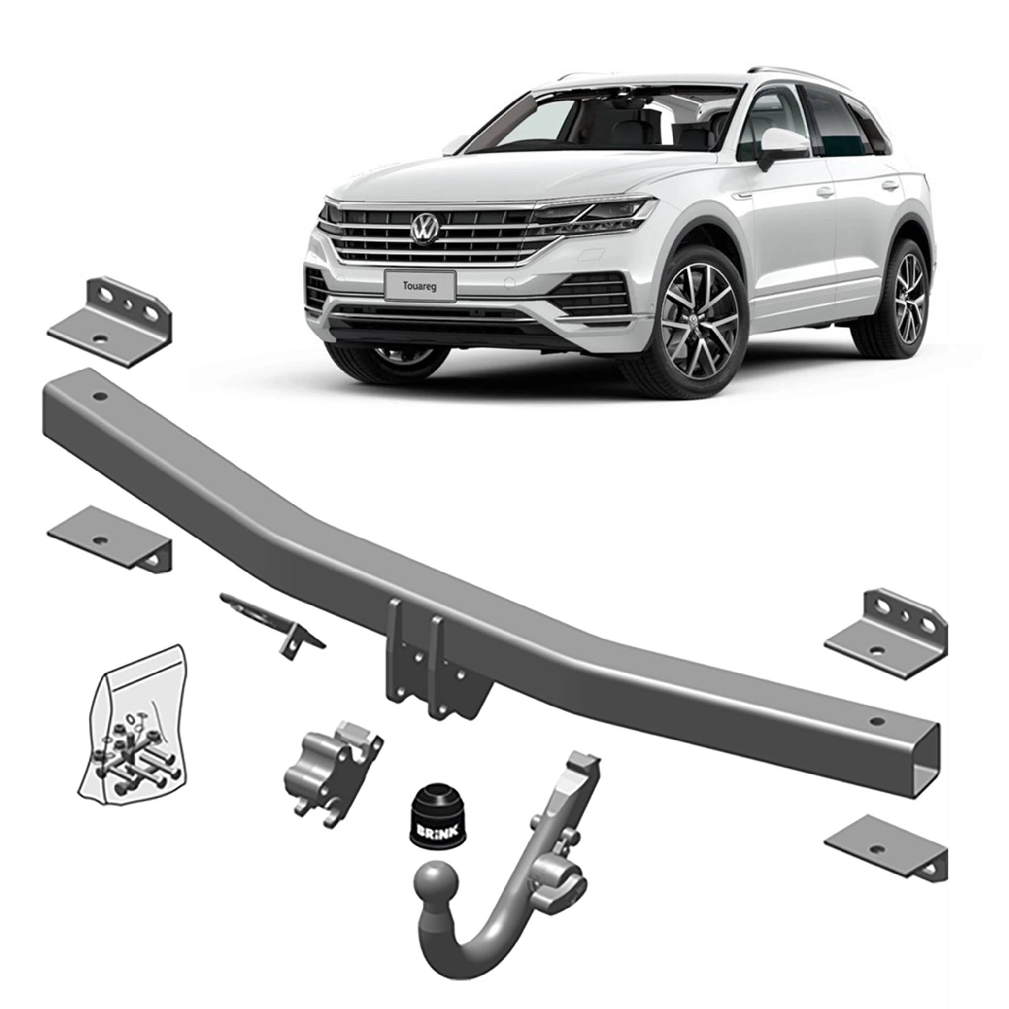 Brink Detatchable Towbar & Universal Wiring for Volkswagen Touareg (09/2003 - 03/2018)