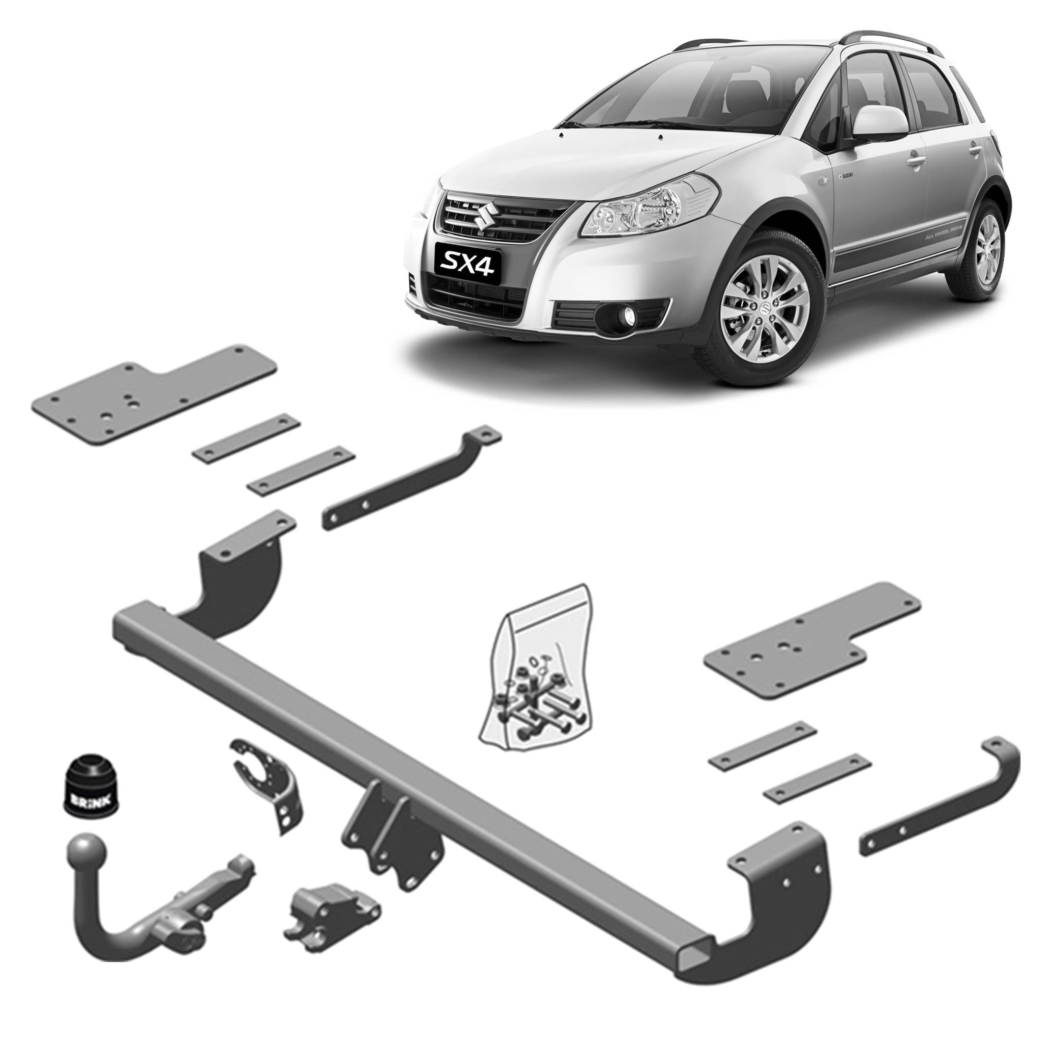 Brink Towbar European for Suzuki SX4 (06/2006 - 07/2013)