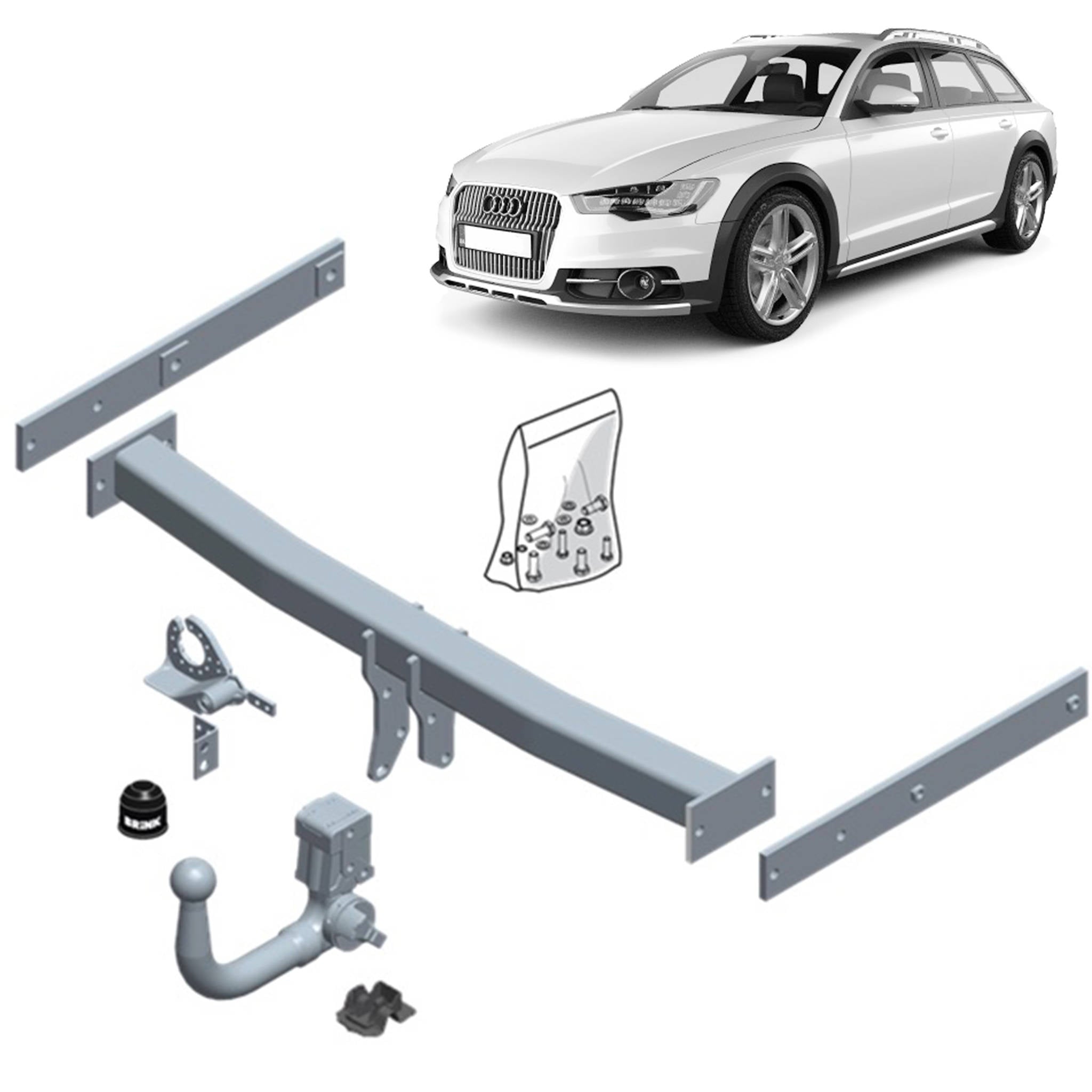 Brink Towbar European for Audi A6 (05/2011 - 09/2018), Audi A6 (11/2010 - 09/2018), Audi A7 (10/2010 - 05/2018)