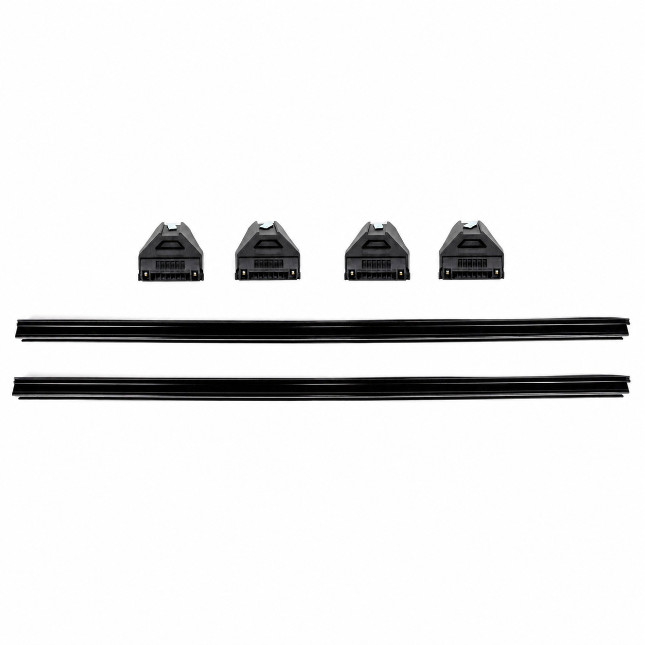 Black Square Heavy Duty Roof Racks Suitable For Suzuki Jimny 2018-2025 - 2 Bar