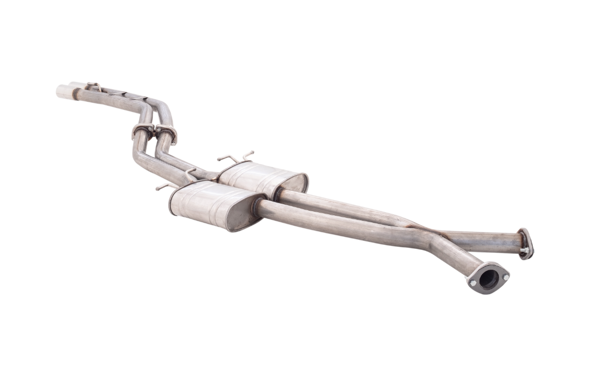 Twin 2.5" Cat Back Exhaust with Straight Pipe Rear for Holden VU-VZ 5.7L