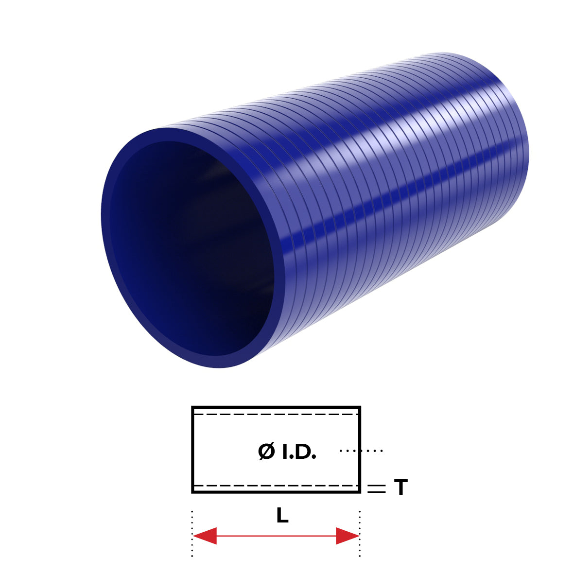Redback Silicone Hose (3") Straight