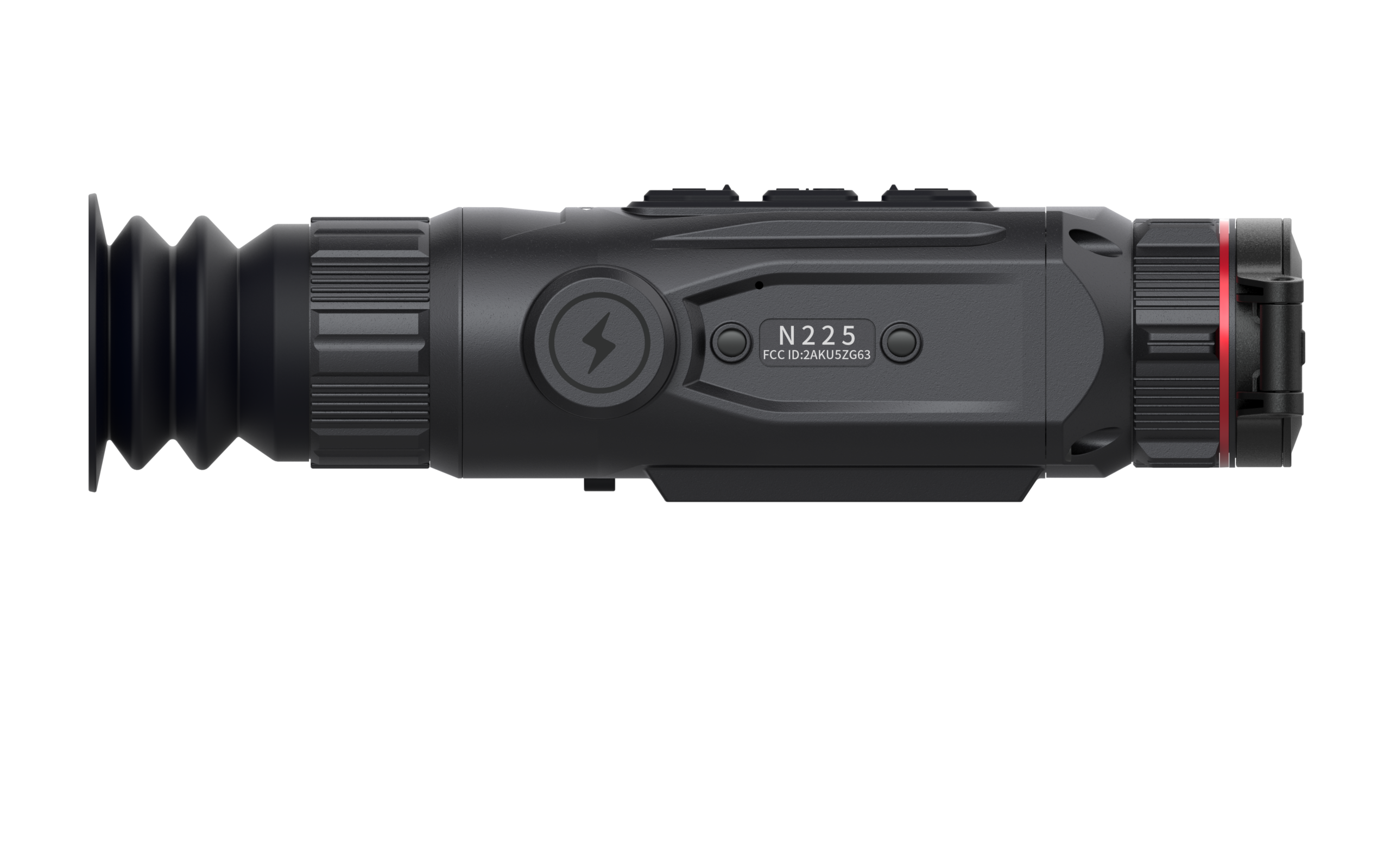 Guide NOVA N225 Thermal Scope - mounted view