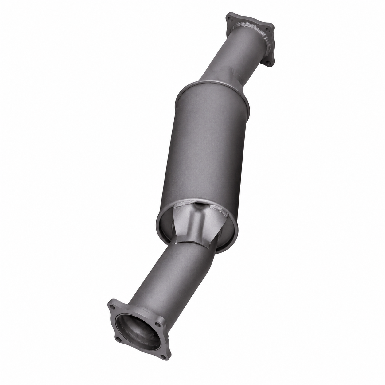 Redback Extreme Duty Centre/Offset 5" Round Resonator Muffler