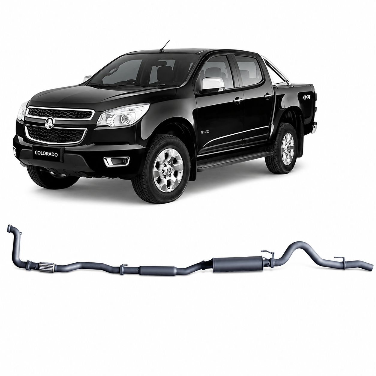 Redback Extreme Duty Exhaust for Holden Colorado RG 2.8L (06/2012 - 08/2016)