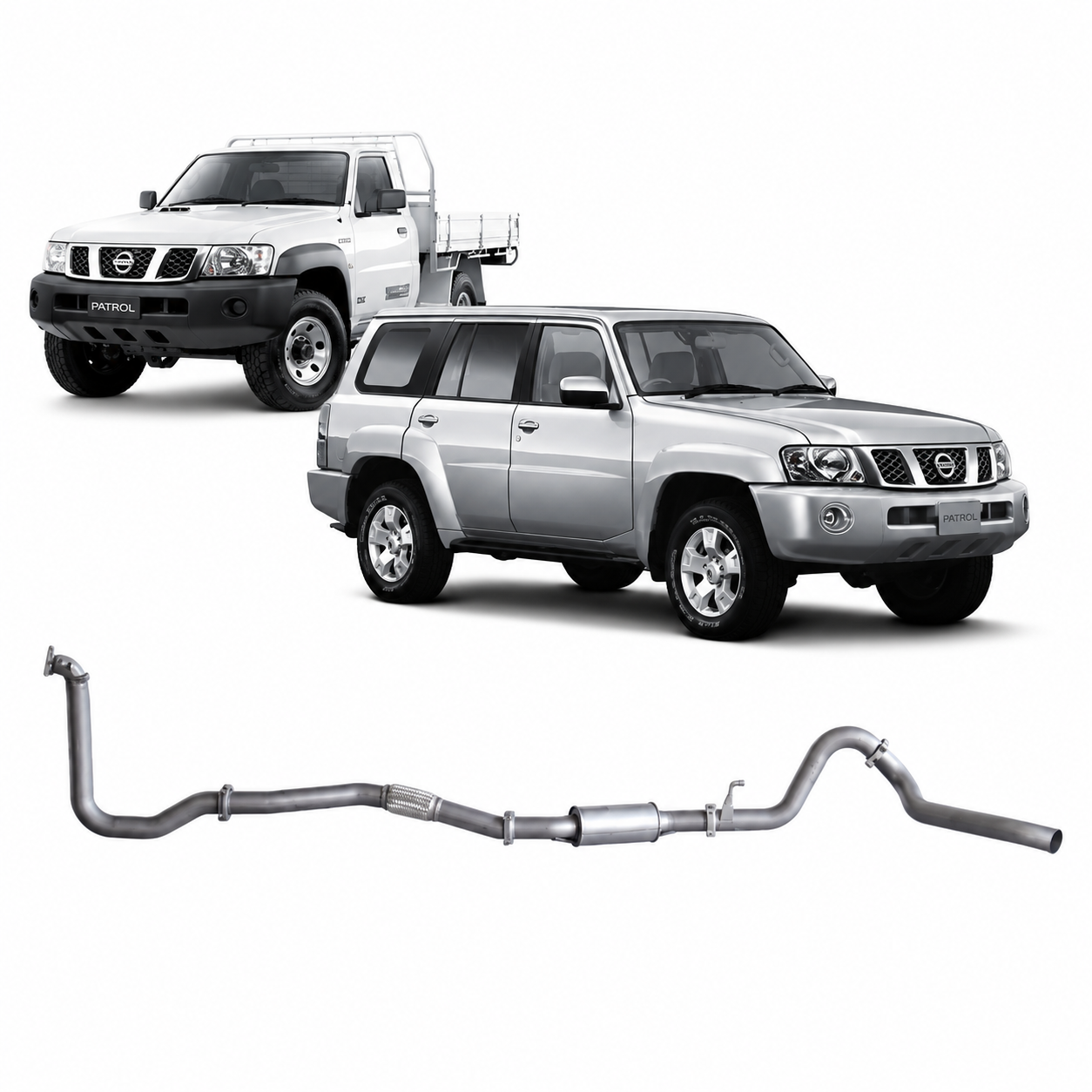Redback Extreme Duty Exhaust for Nissan Patrol GU 3.0L (05/2000 - 10/2016)