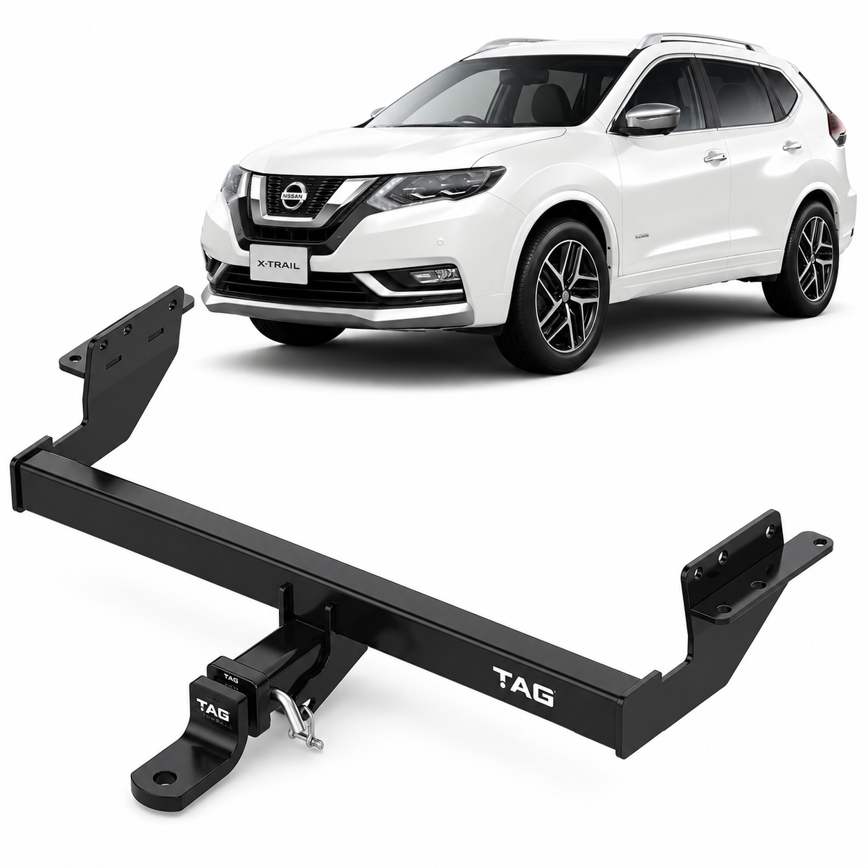 TAG Heavy Duty Towbar & Direct Fit Wiring Harness for Nissan X-TRAIL T32 Series (03/2013 - 07/2022)