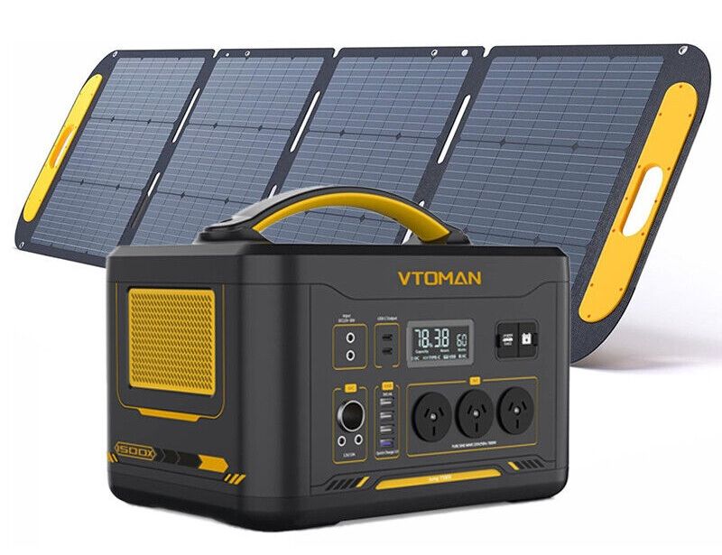 Jump 1000X 1000W Solar Generator + 220W Panel AC/DC