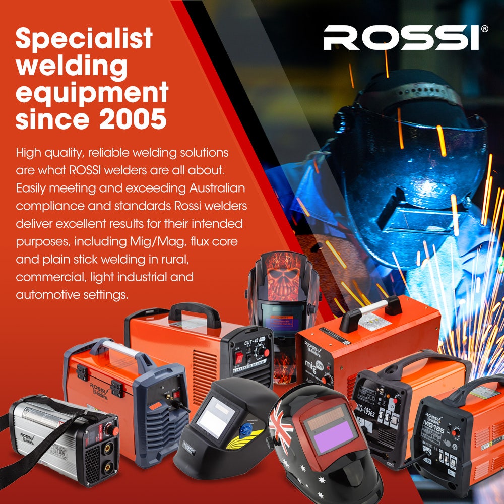 ROSSI 120 Amp Inverter Welder, 3in1 Portable MMA ARC /MIG Gasless /Lift-TIG Welding Machine, 15A Plug