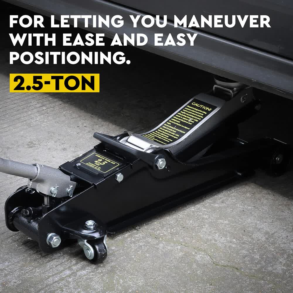 Hydraulic Floor Jack 2.5T Trolley Low Profile Car Track Quick Lifting 85-385mm