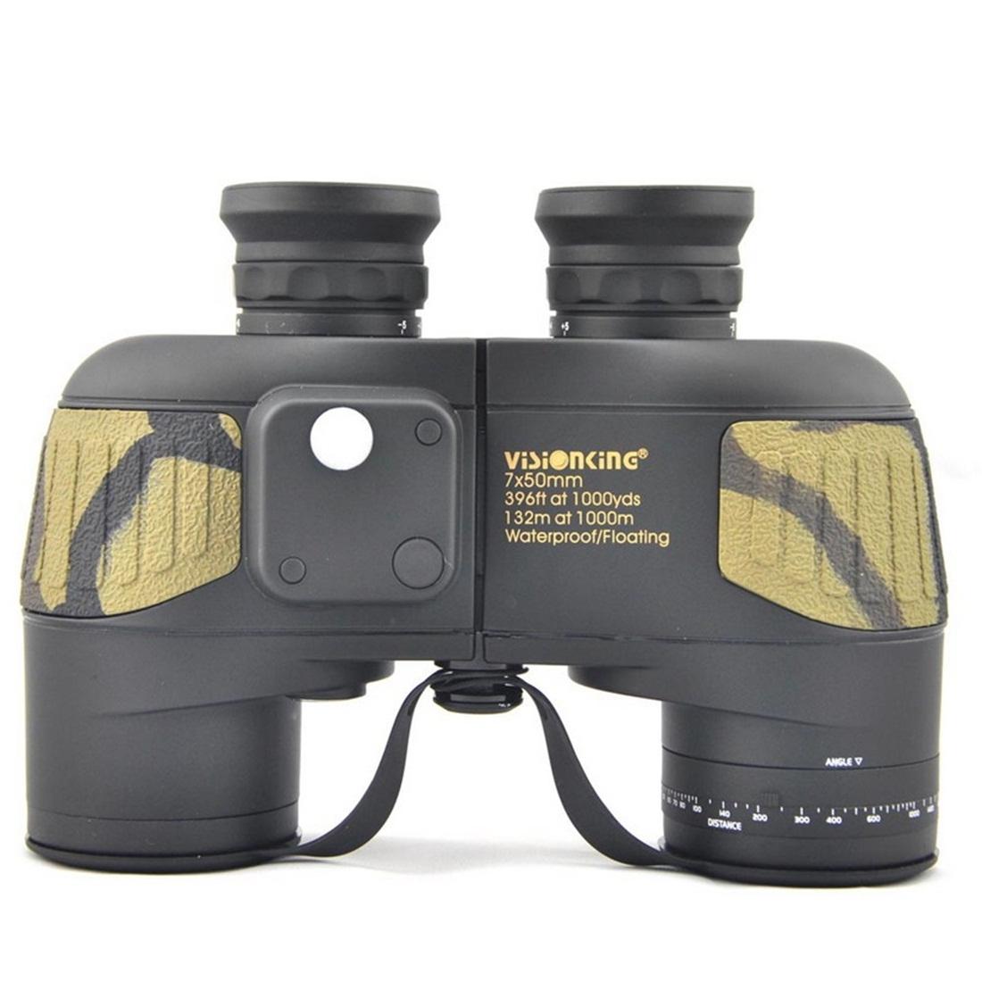 Waterproof Nitrogen Rangefinder Binoculars with Compass - 7x50 Hd Power