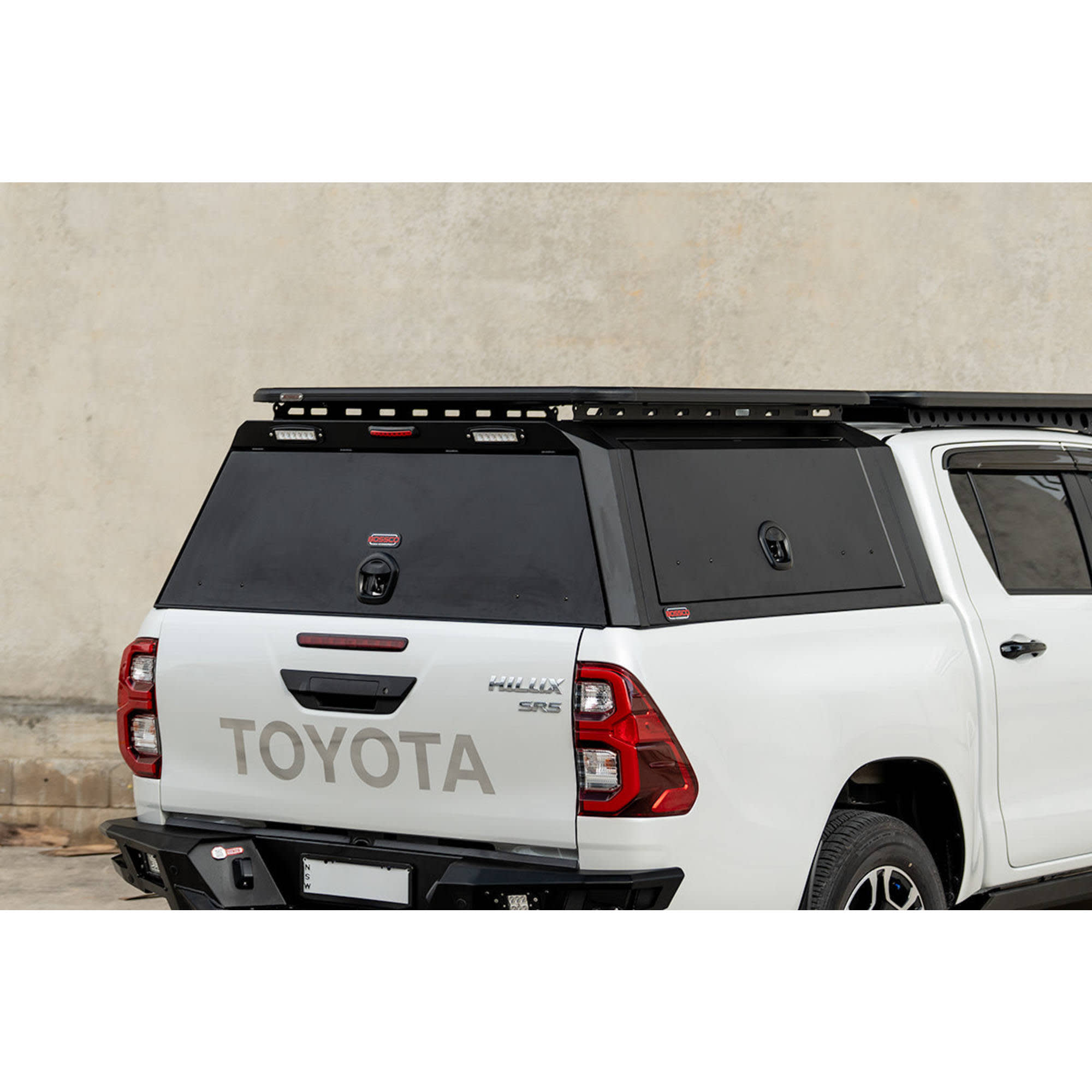 BCX-R Black Aluminium Tub Canopy for Toyota Hilux N80 N90 2015-2026