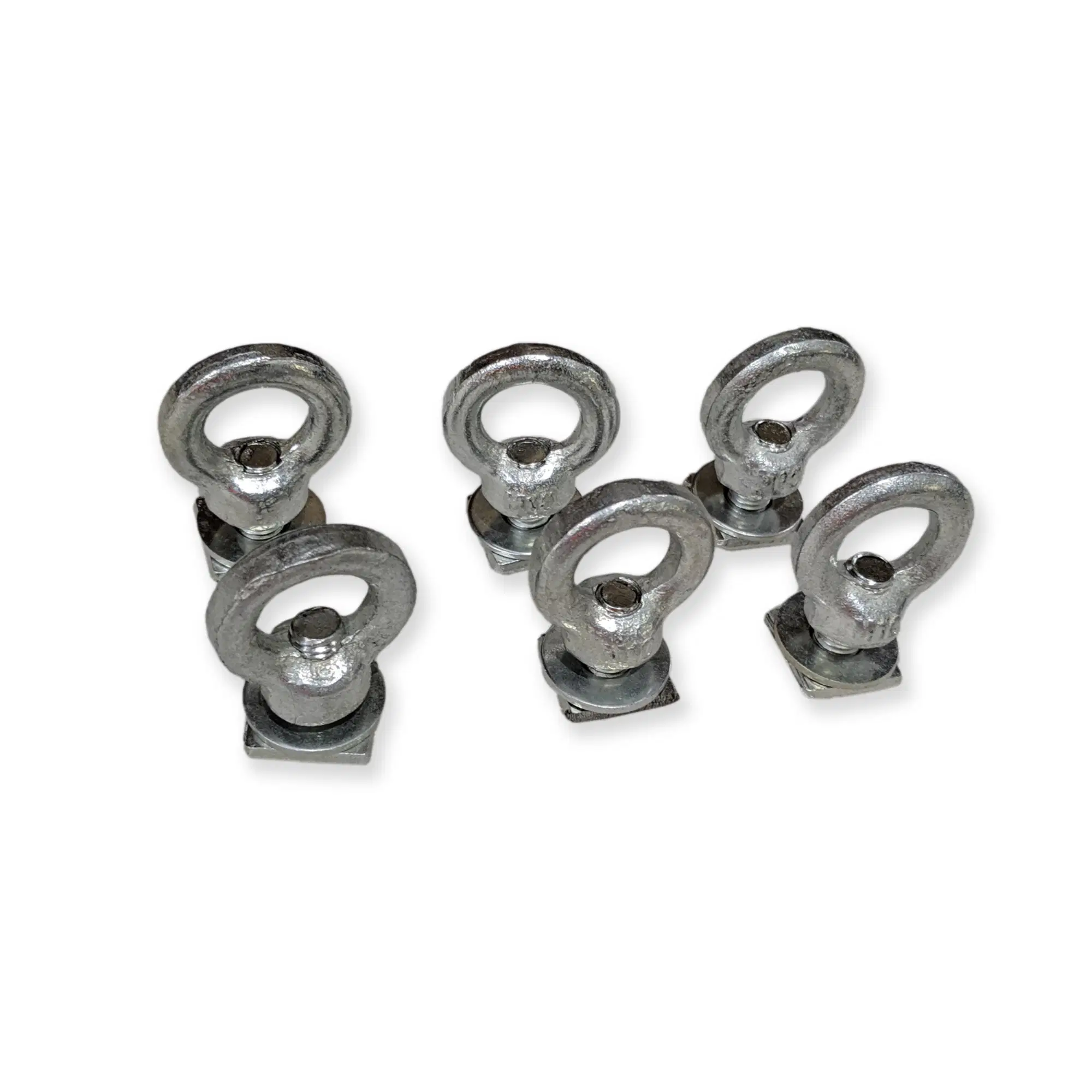 Set of 6 Eye Bolts for Heavy Duty Roof Racks (Hexagon Bar)