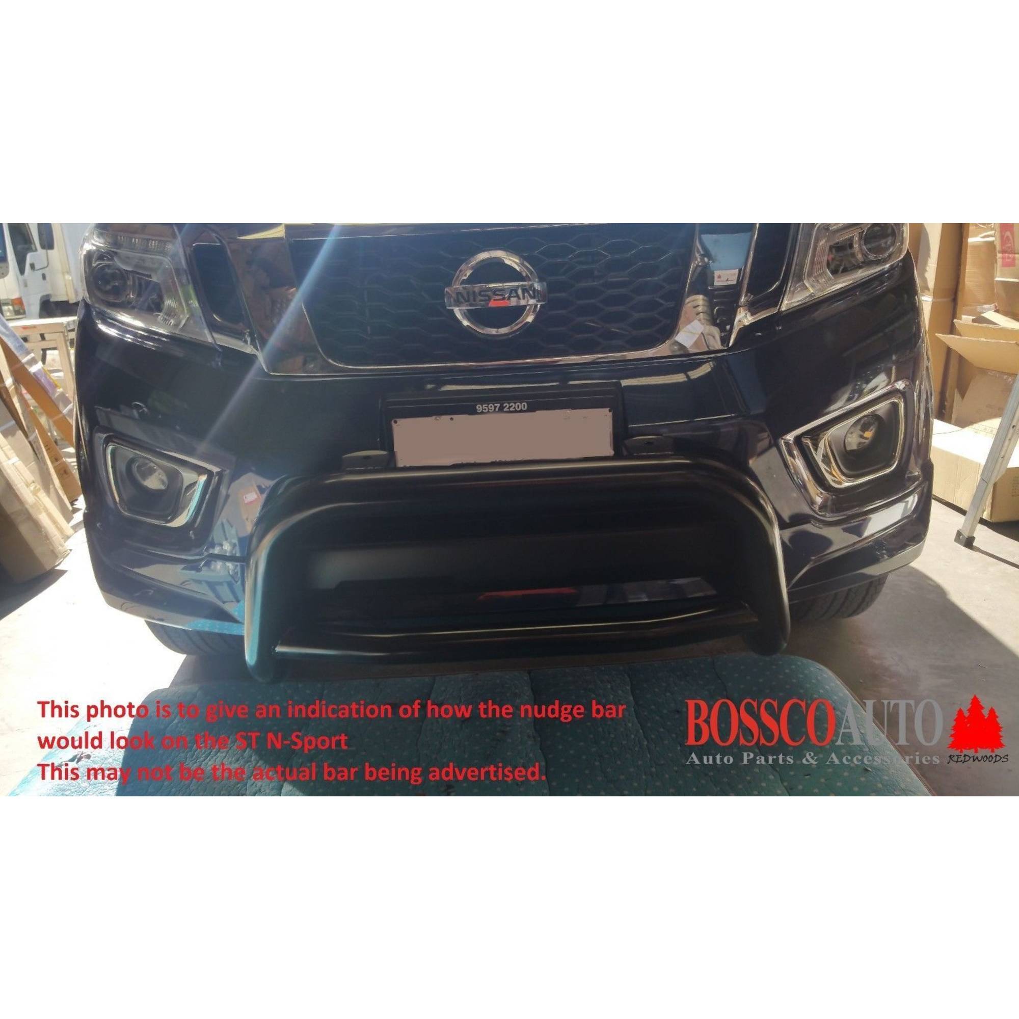 Black Nudge Bar Suitable for Nissan Navara NP300/D23 2015-2020