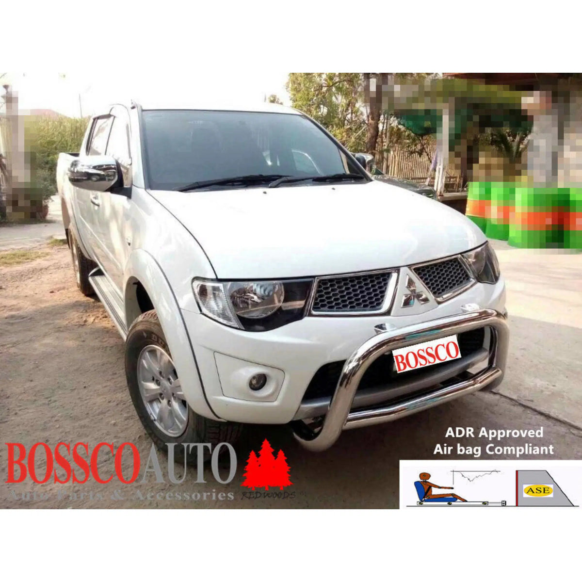 Nudge bar suitable for Mitsubishi Triton 2006-2009 / Challenger 2010-2015
