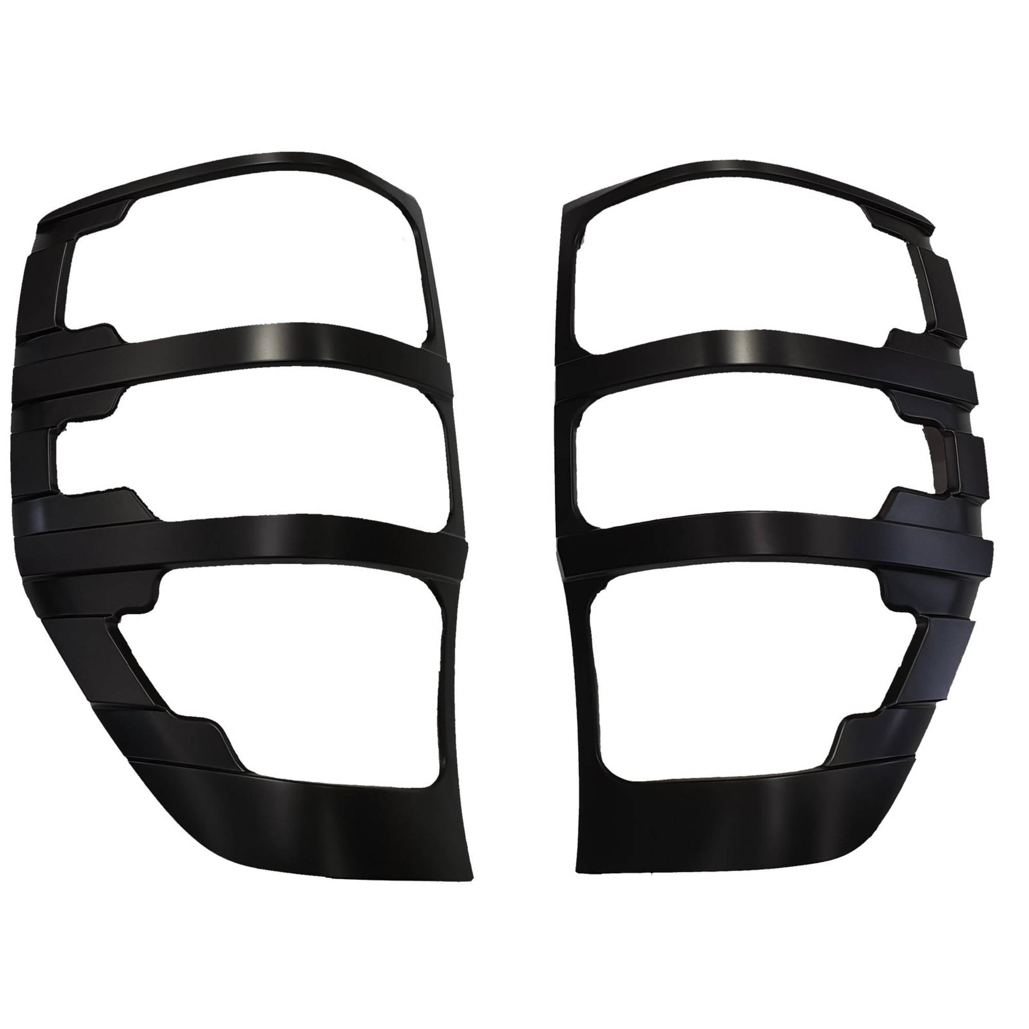 Black Rear Tail Light Trim Covers Suitable For Ford Ranger PX PX2 PX3 2012-2022