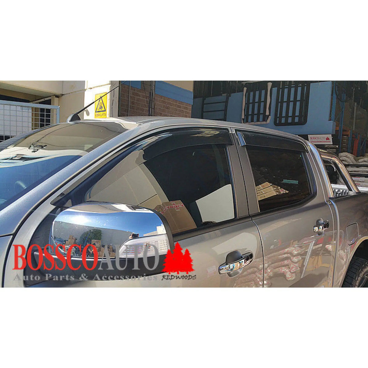 Weathershields Window Visors and Bonnet Protector Suitable for Ford Ranger 2012-2015