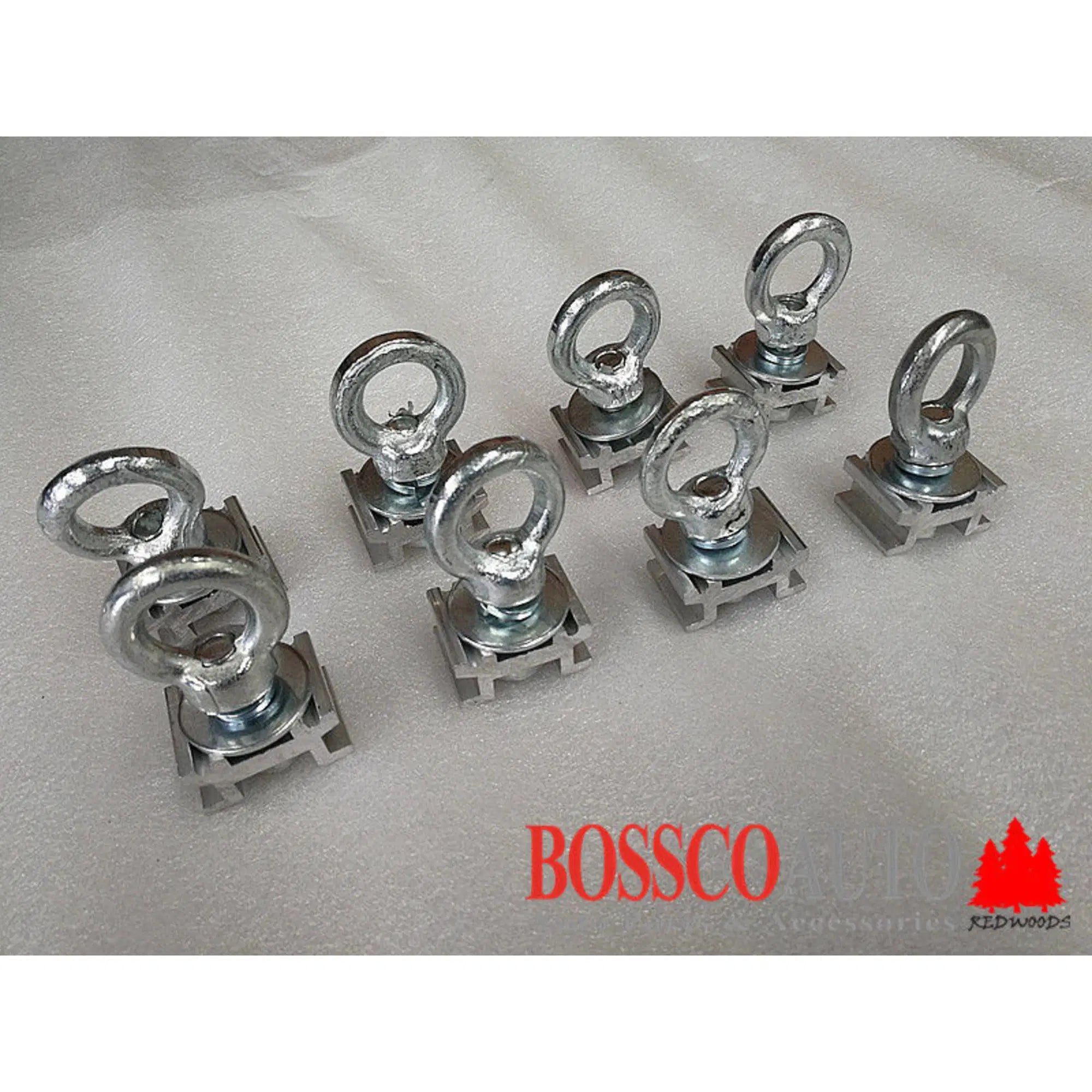 Set of 8 Eye Bolts For Heavy Duty Roof Racks