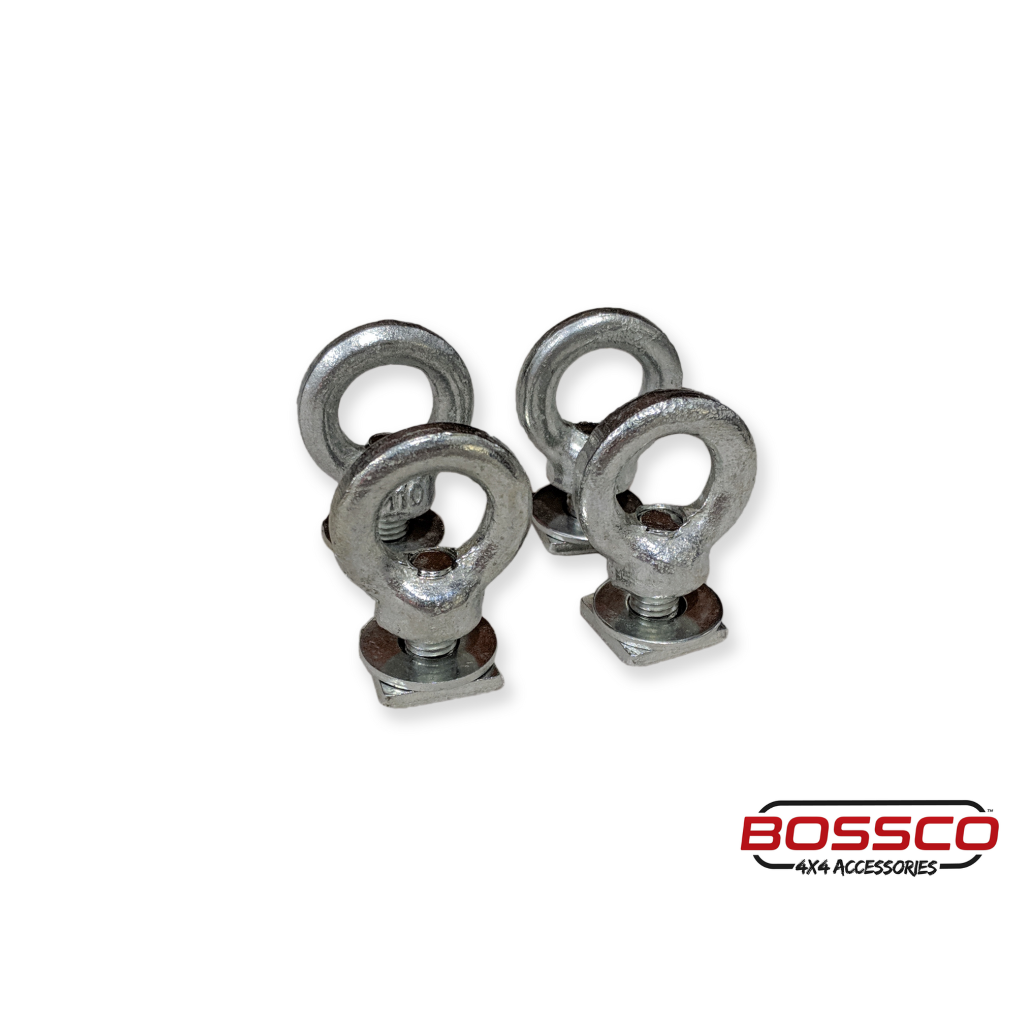 Set of 4 Eye Bolts for Heavy Duty Roof Racks (Hexagon Bar)
