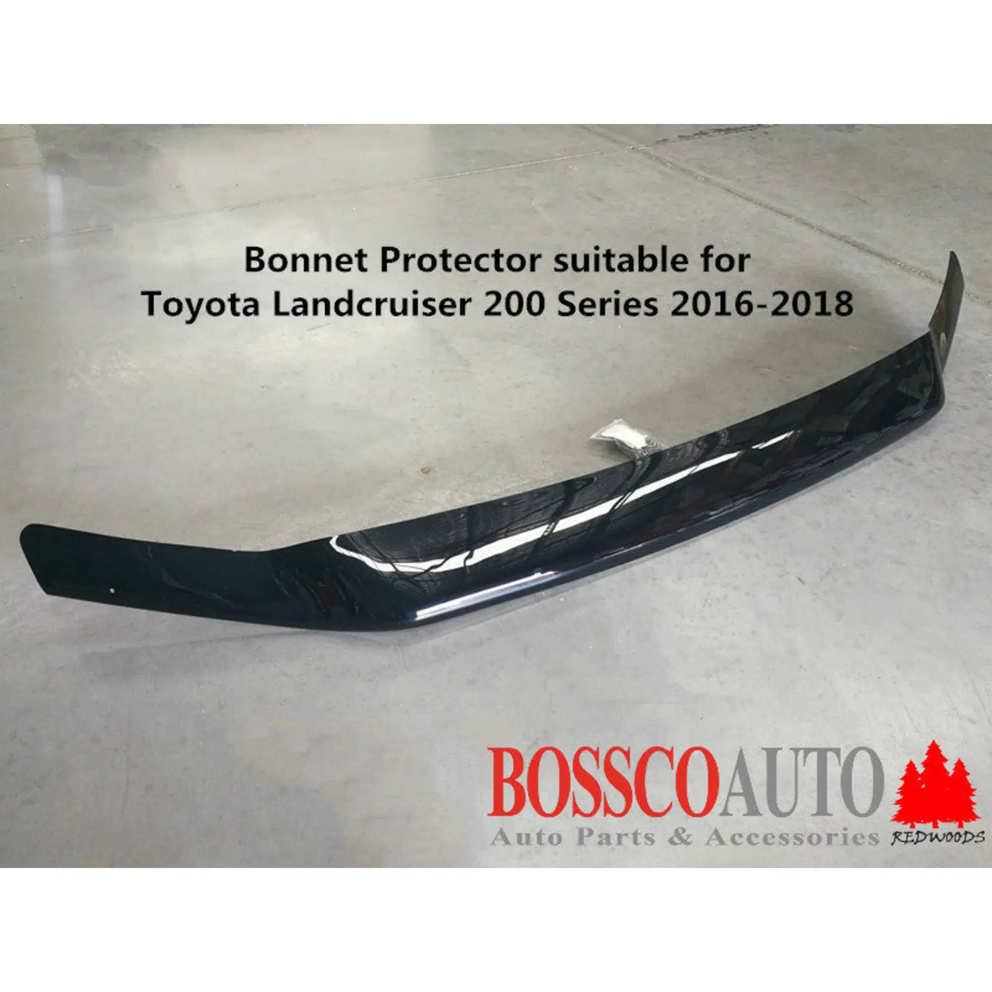 Bonnet Protector and Black Weathershields suitable for TOYOTA LANDCRUISER 200S 2016-2020